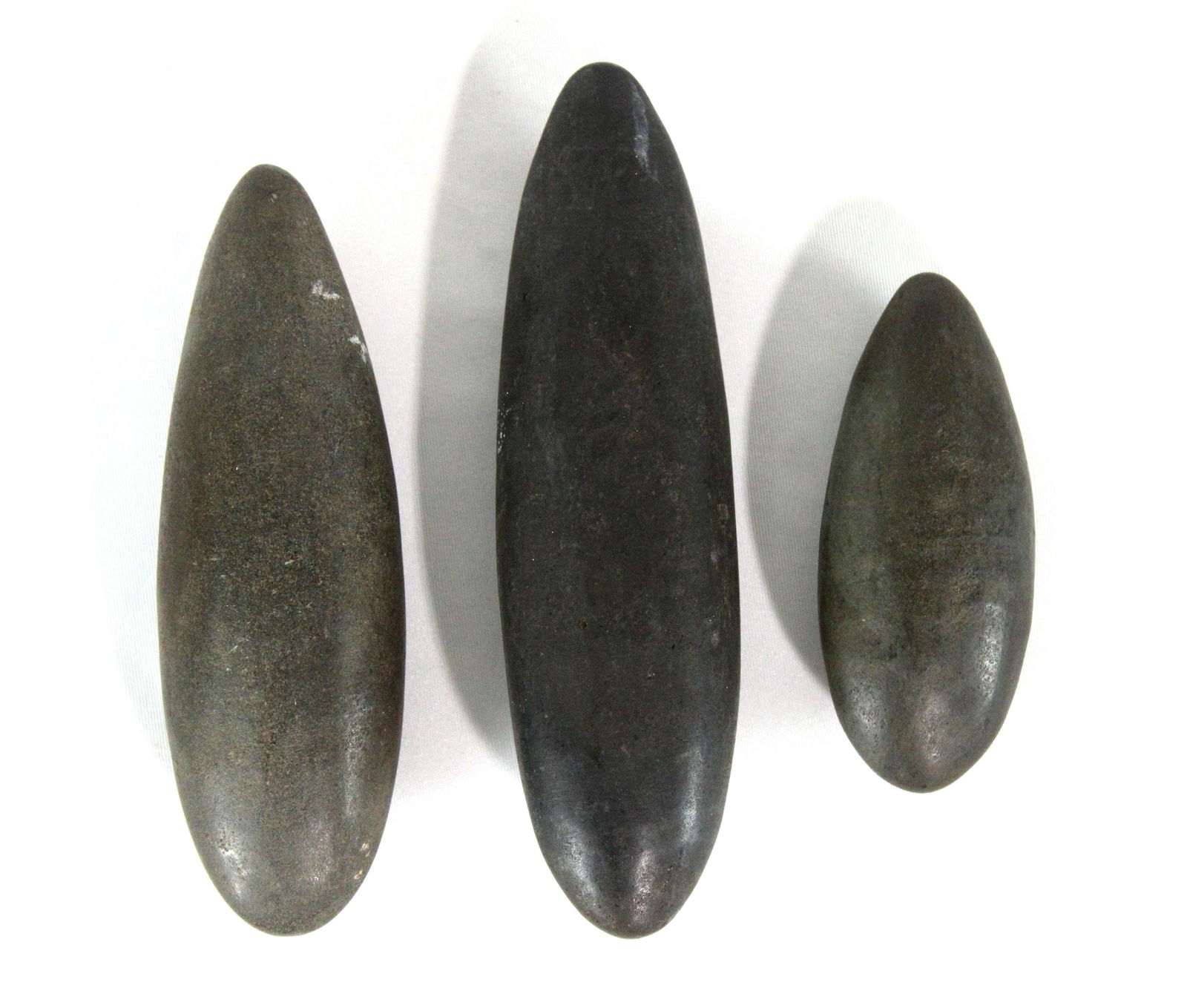 Pre-Columbian Stone Axe Heads, Largest 5" (1 of 2)