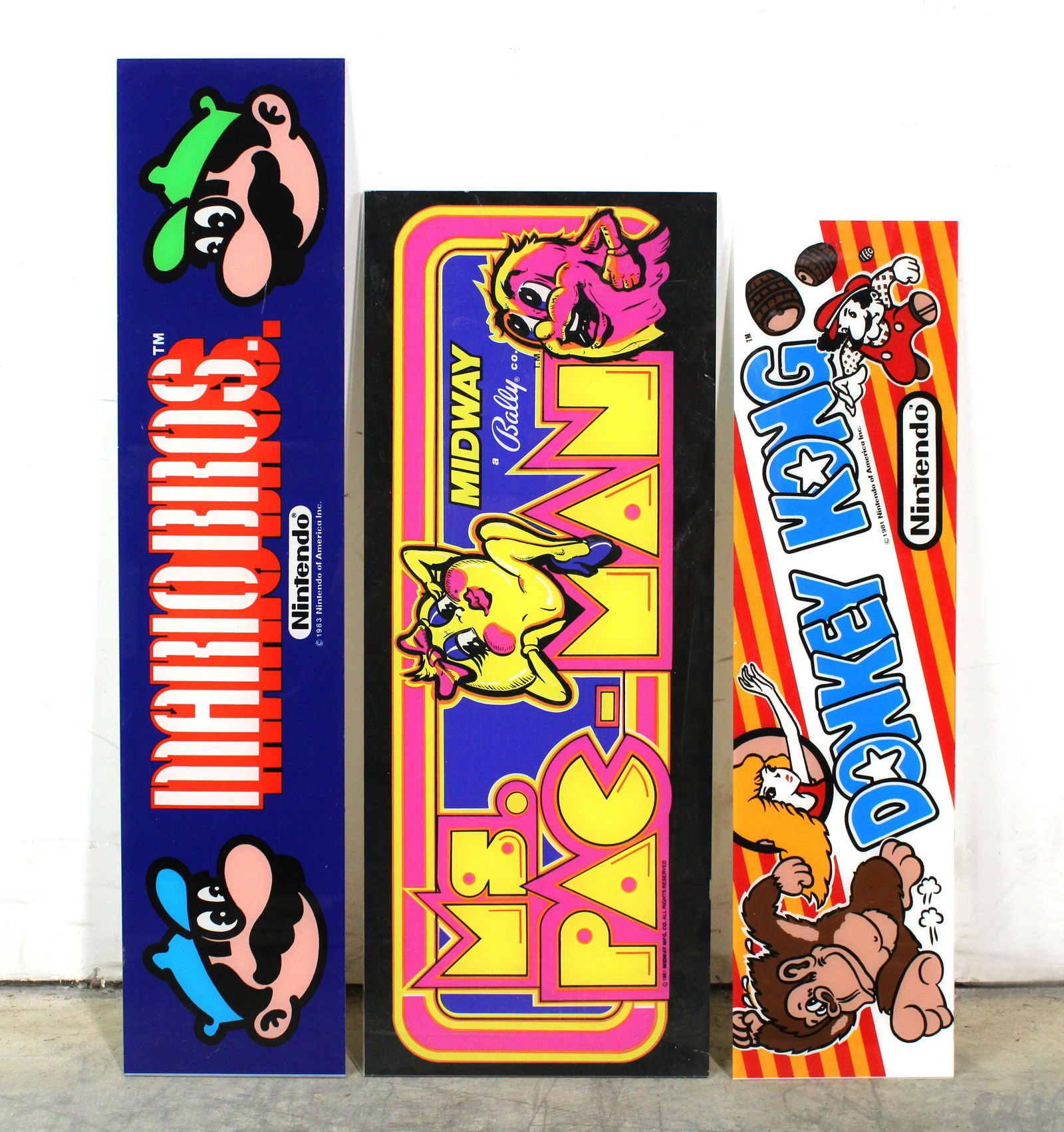 Arcade Headers incl. Ms. Pac-Man, Reproduction (1 of 1)