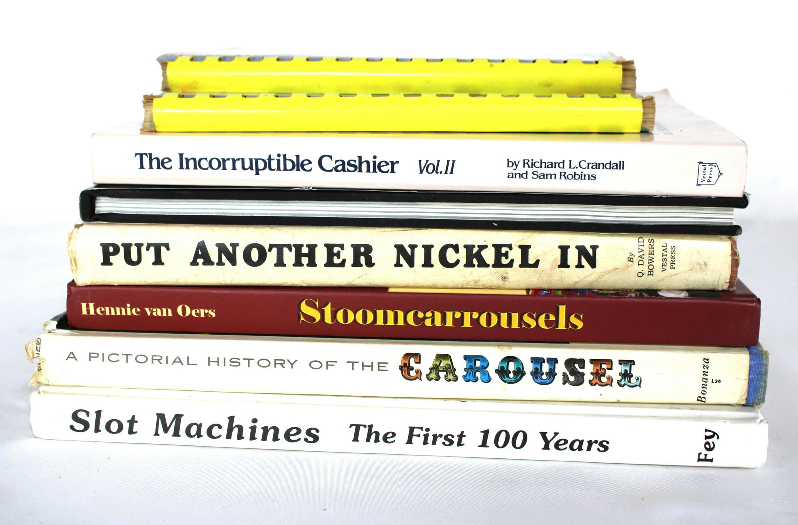 Carousel, Cash Register and Slot Machine Coffee Table Books (1 of 3)