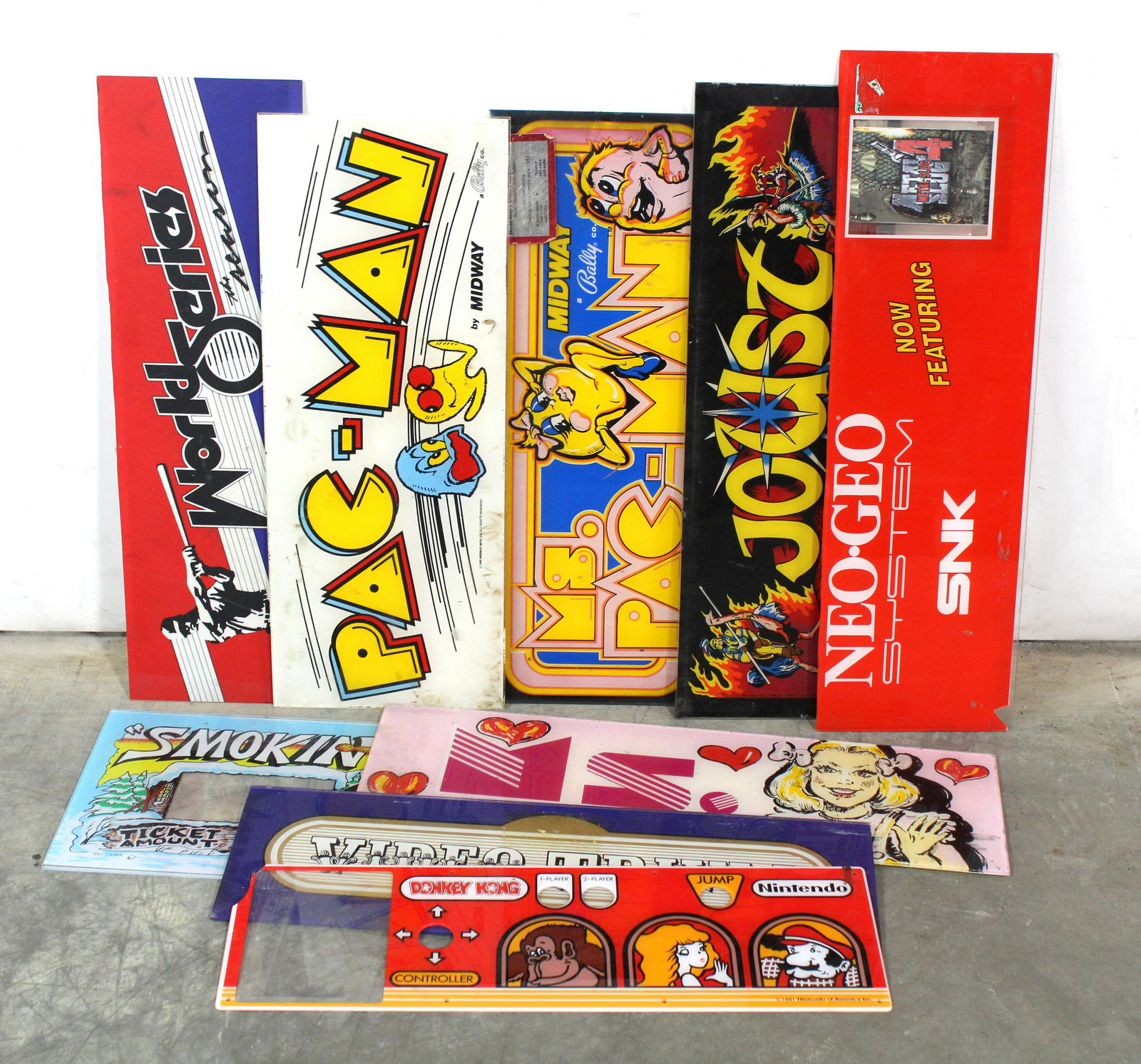 Arcade Game Headers incl. Ms. Pac-Man (1 of 2)
