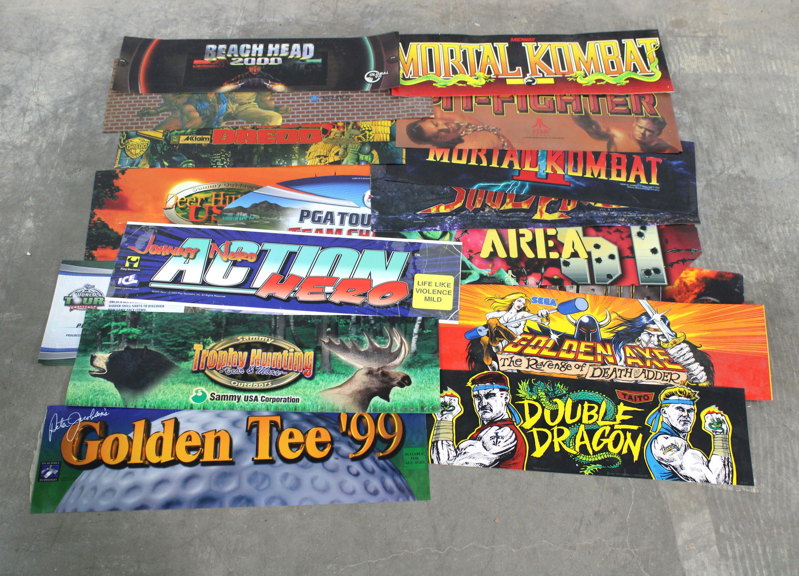 Arcade Translite Headers incl. Double Dragon (1 of 1)