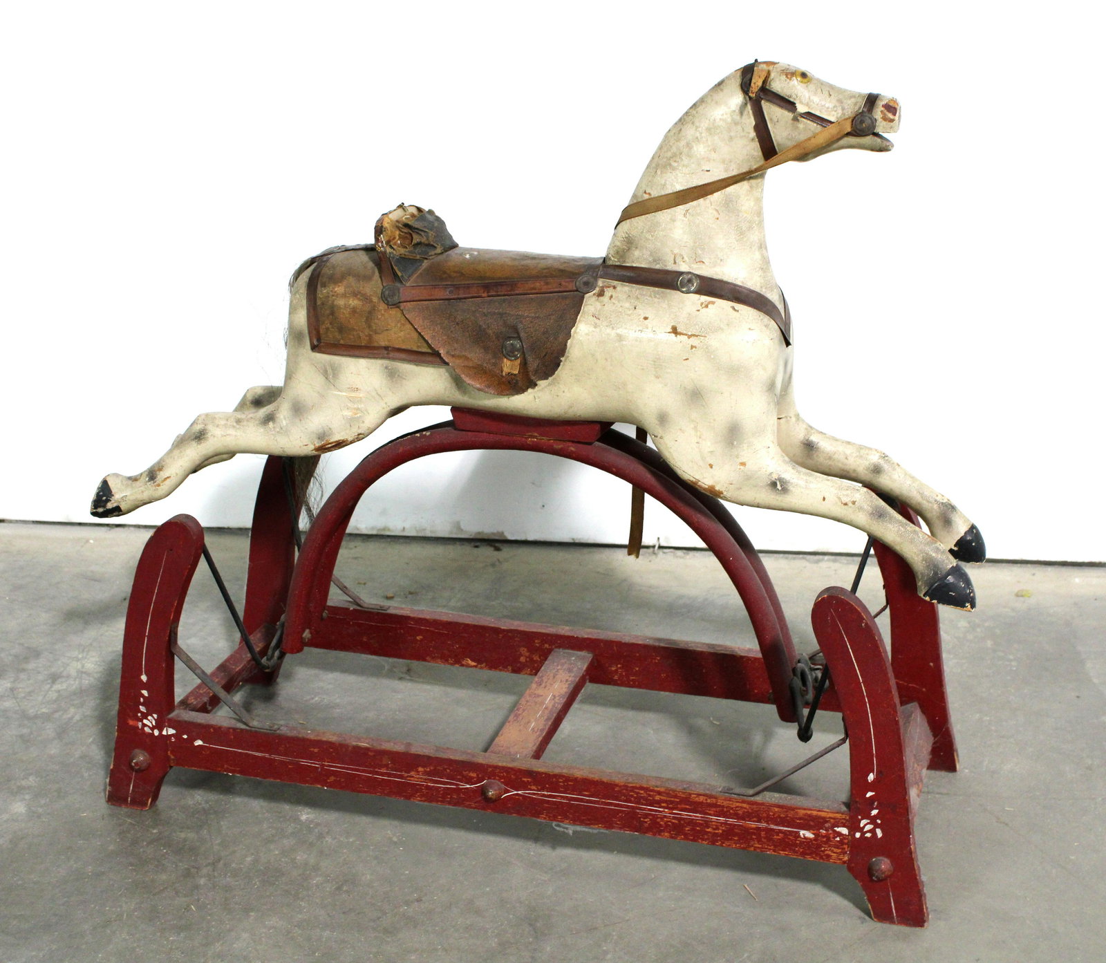 Antique Wooden Rocking Horse (1 of 4)