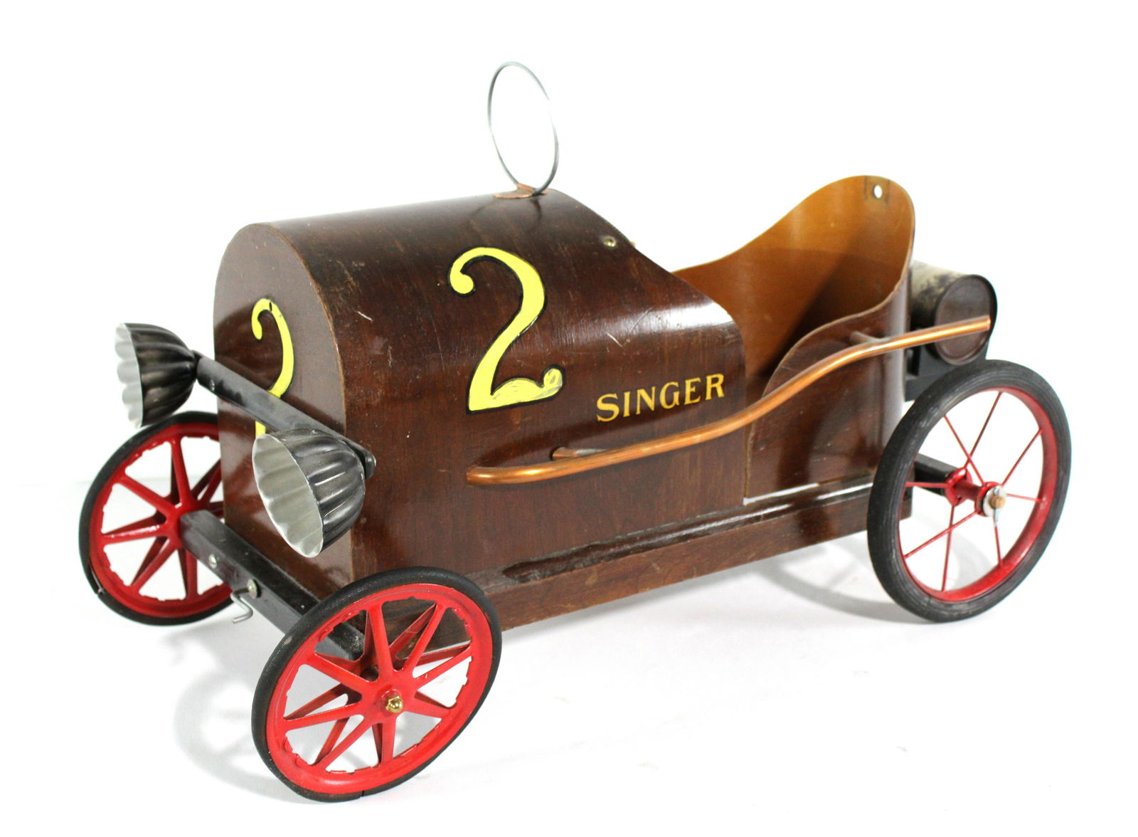 Singer Sewing Machine Repurposed Box Toy Car (1 of 2)