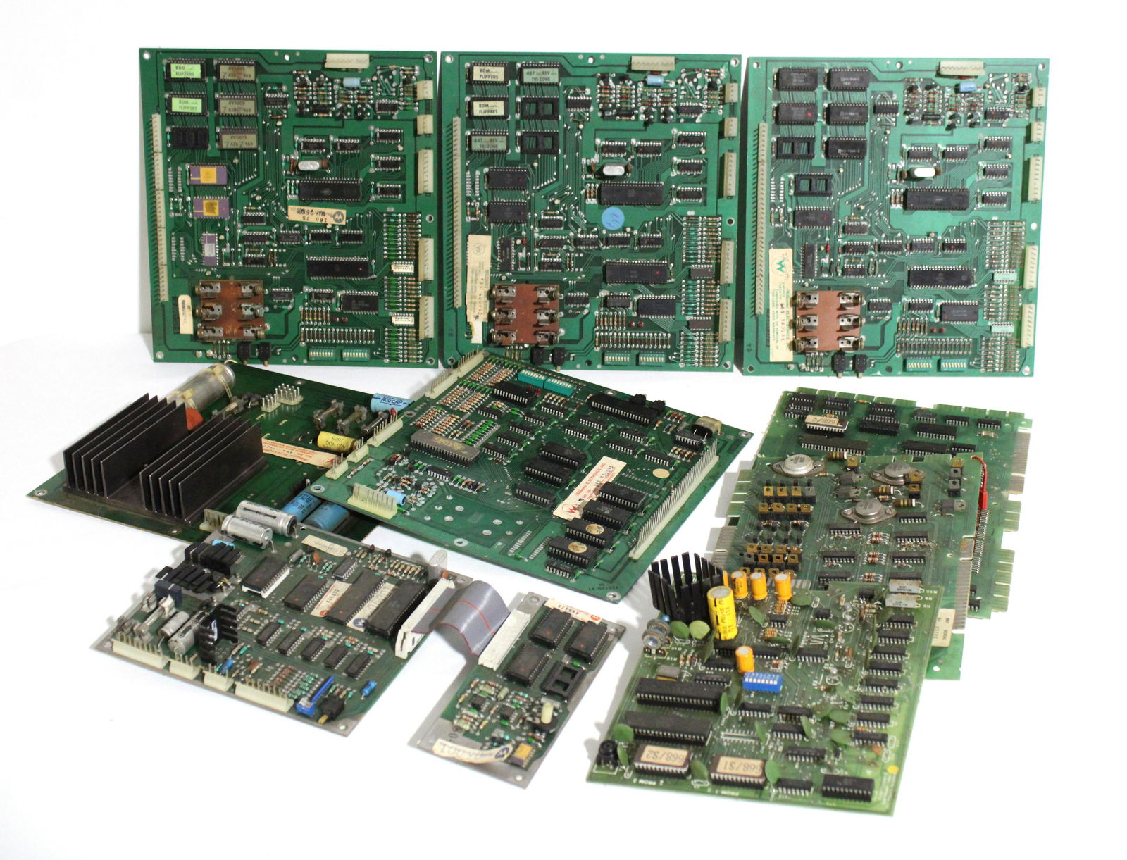 Williams and Gottlieb Pinball Boards incl. Gorgar and Tri-Zone MPU (1 of 3)