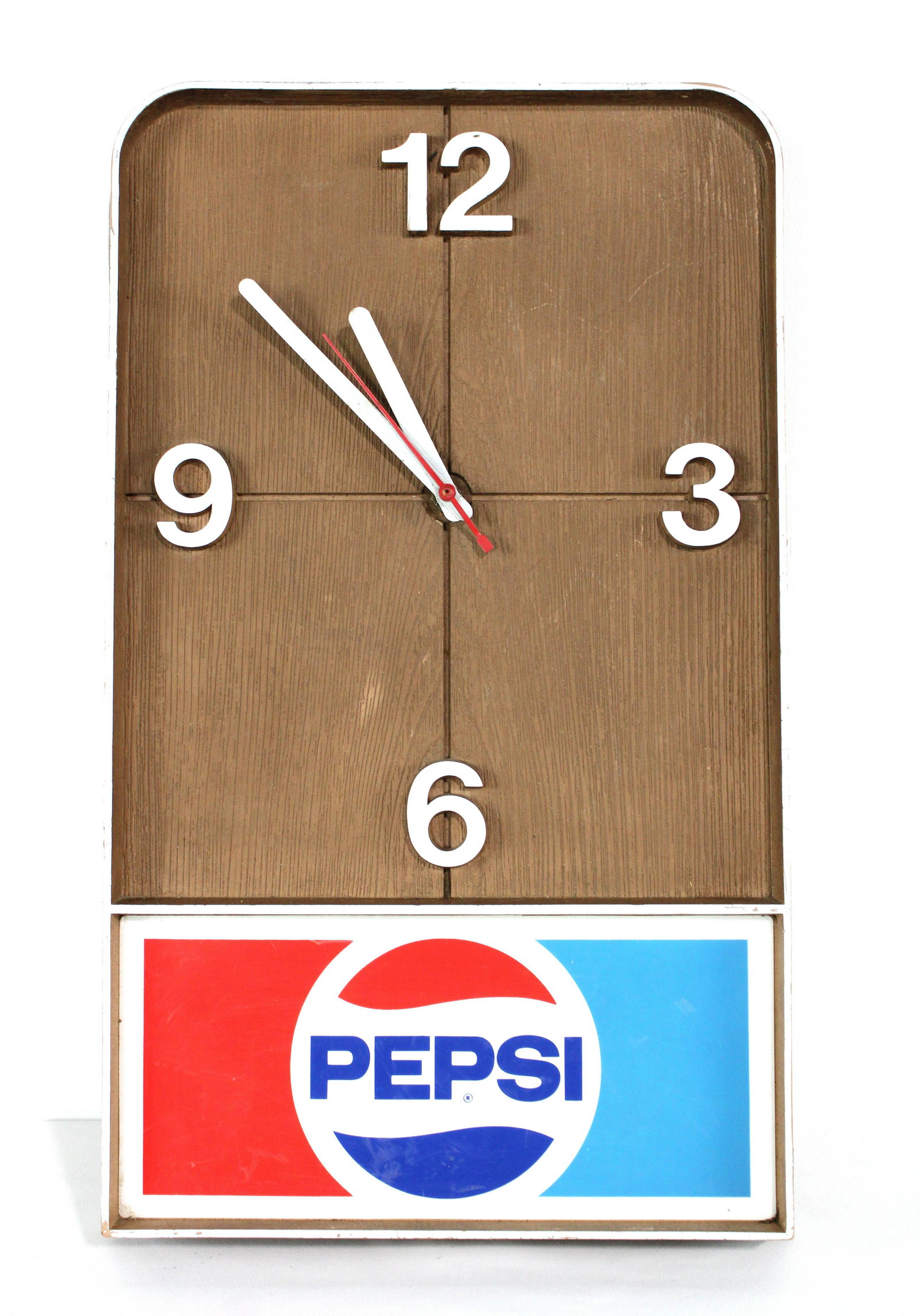 Pepsi Advertising Clock (1 of 1)