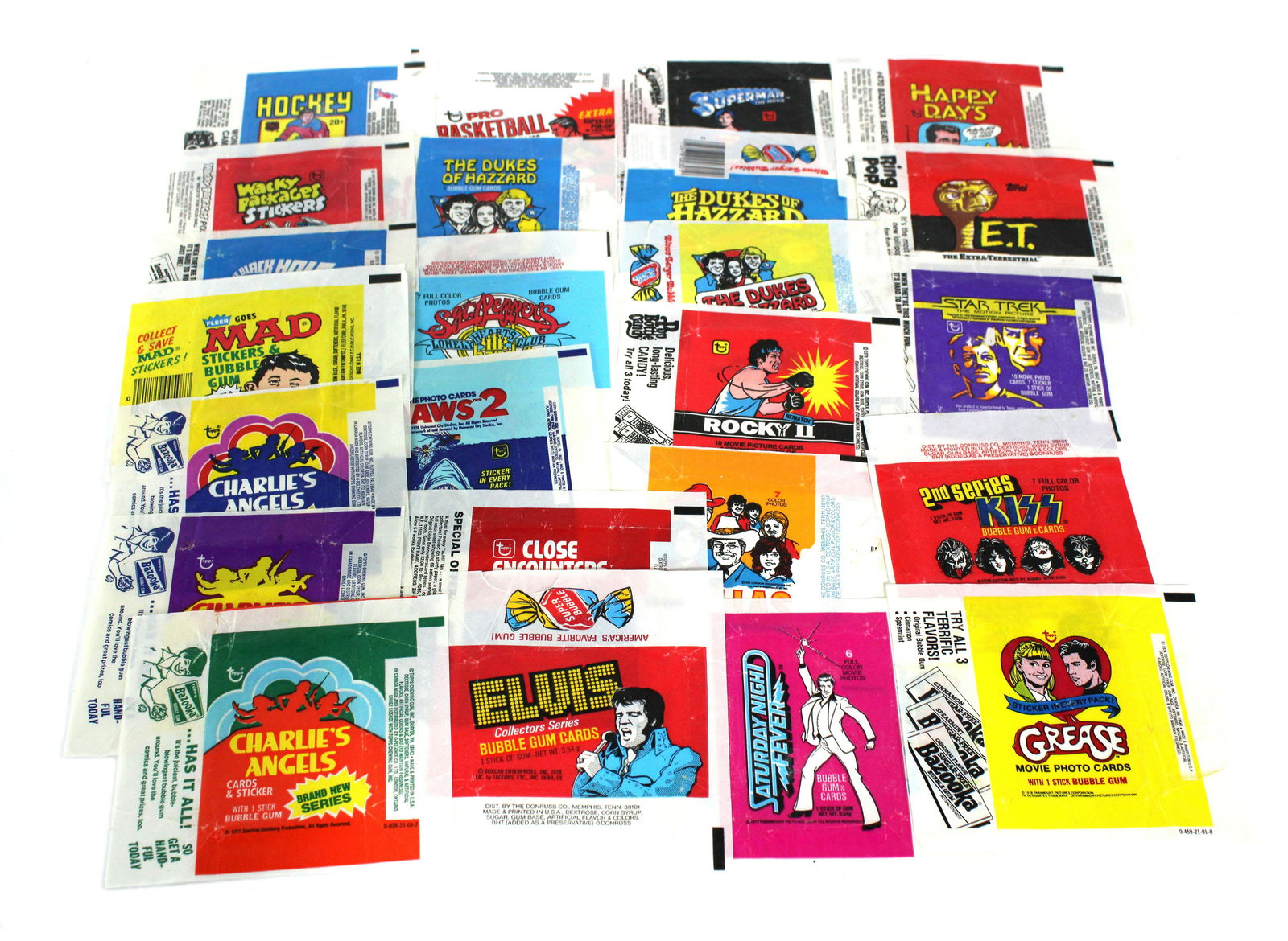 Topps Bubble Gum Collectible Card Wrappers incl. E.T. (1 of 1)
