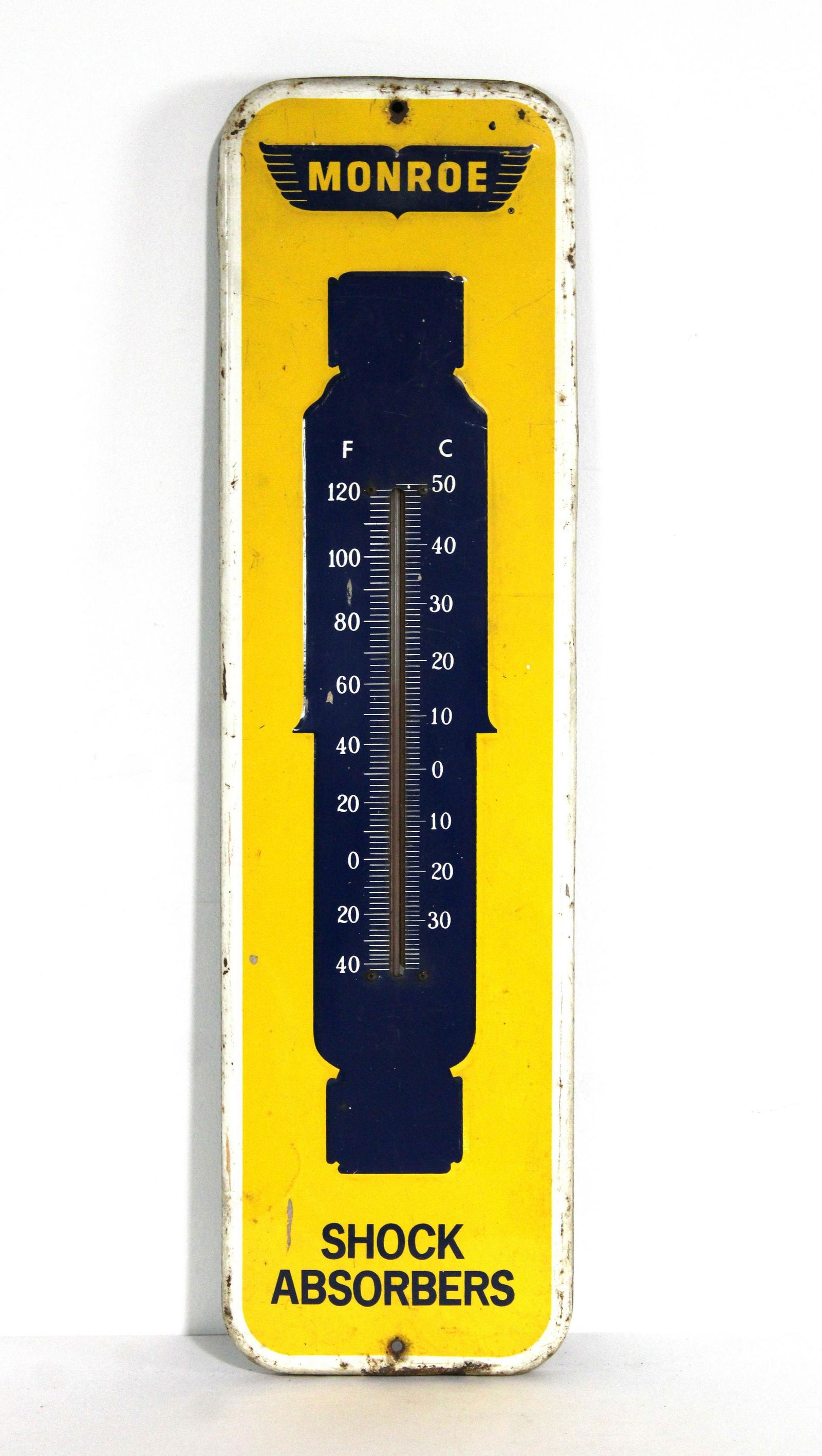 Embosssed Monroe Shock Absorbers Thermometer (1 of 2)