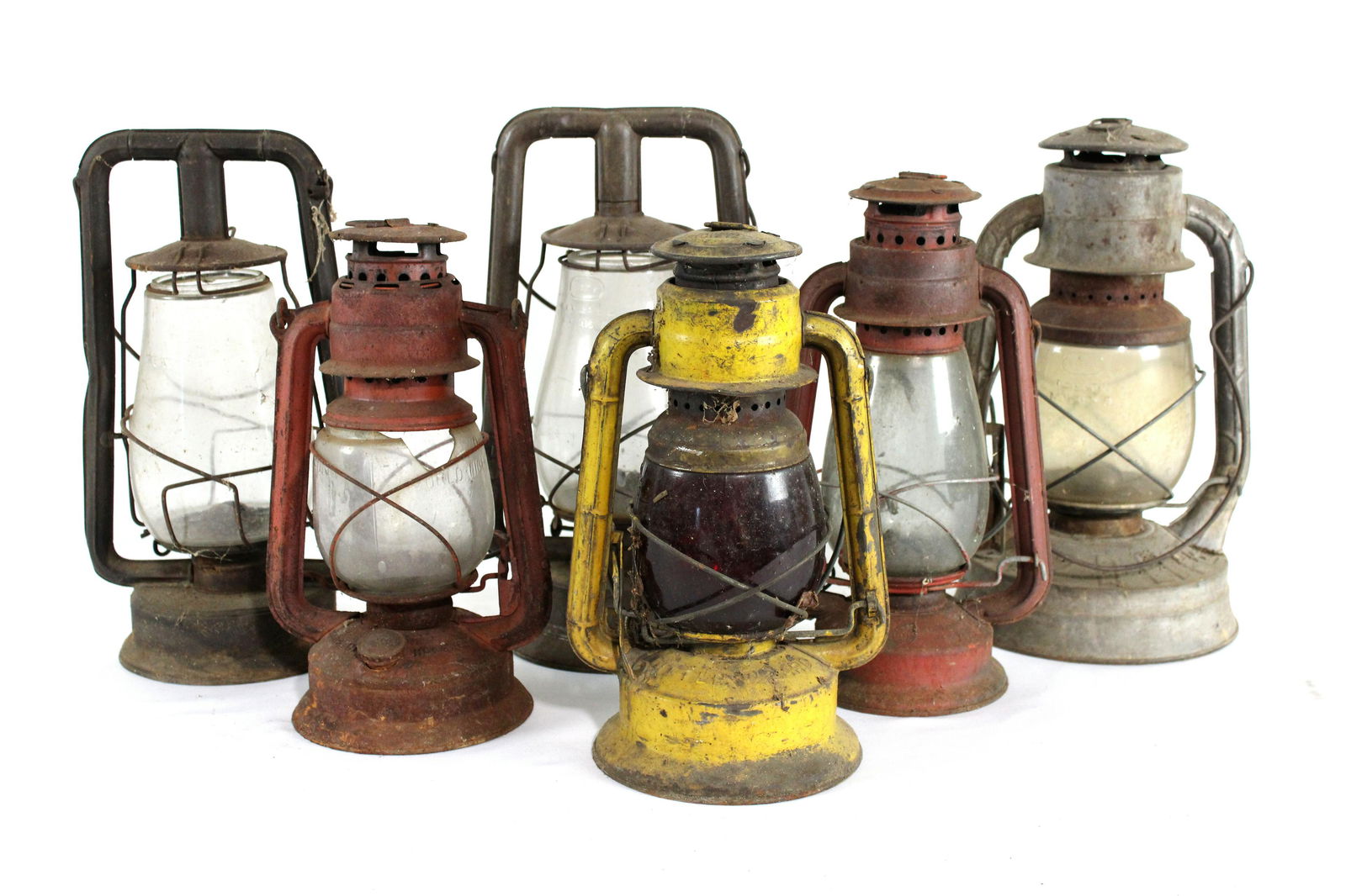 Railroad Lanterns incl. Ruby Glass (1 of 1)