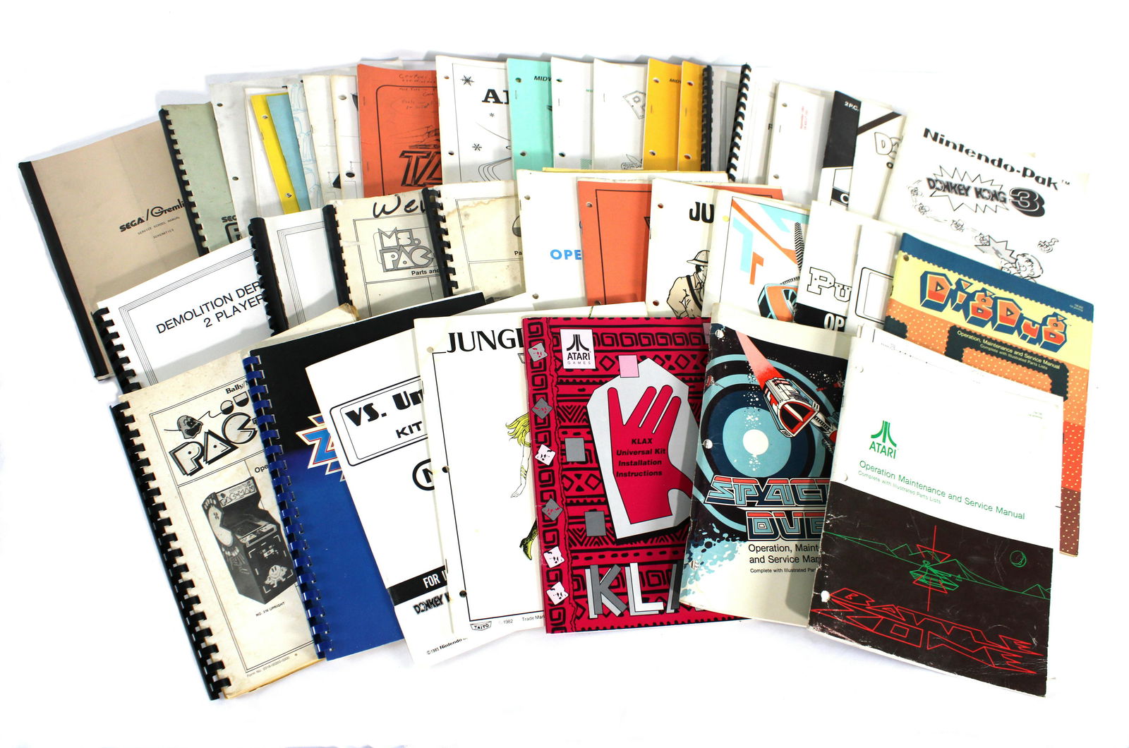 Arcade Game Manuals incl. Dig Dug and Space Duel (1 of 1)