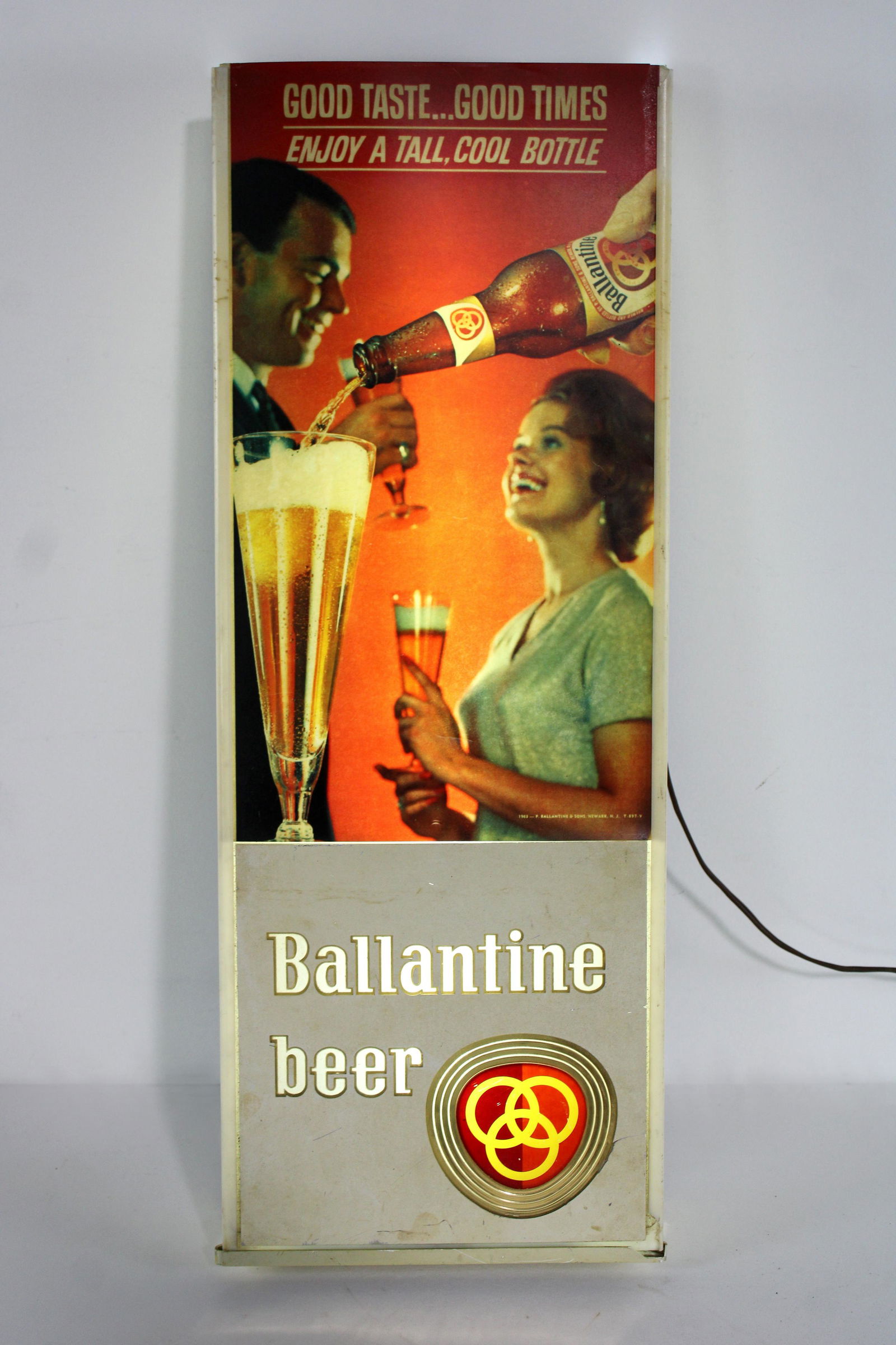 Ballantine Beer Light Up, 1960s (1 of 2)