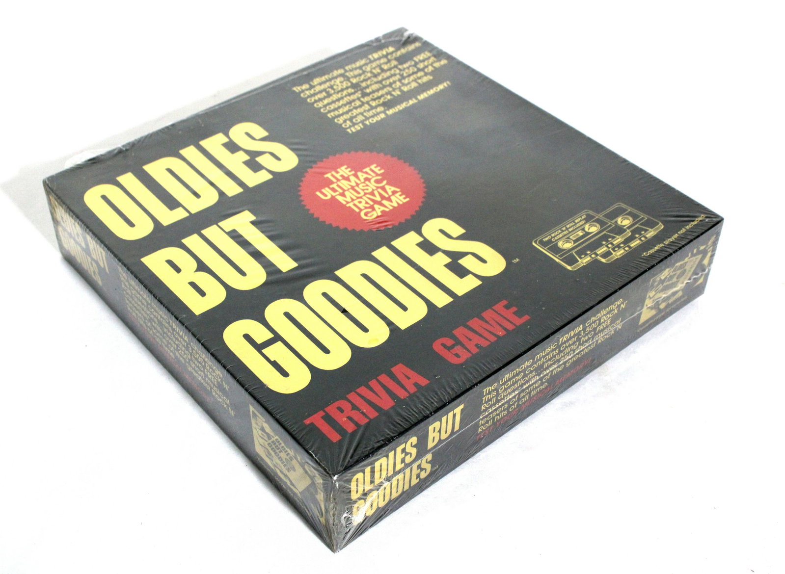 Oldies But Goodies Music Trivia Game: Oldies But Goodies Music Trivia Game. New in box. In-house shipping available. Dimensions of Box: 3 x 13 x 13