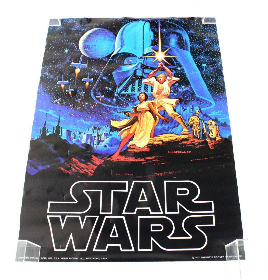 NOS Star Wars Original Hildebrandt Movie Poster, 1977 (1 of 5)