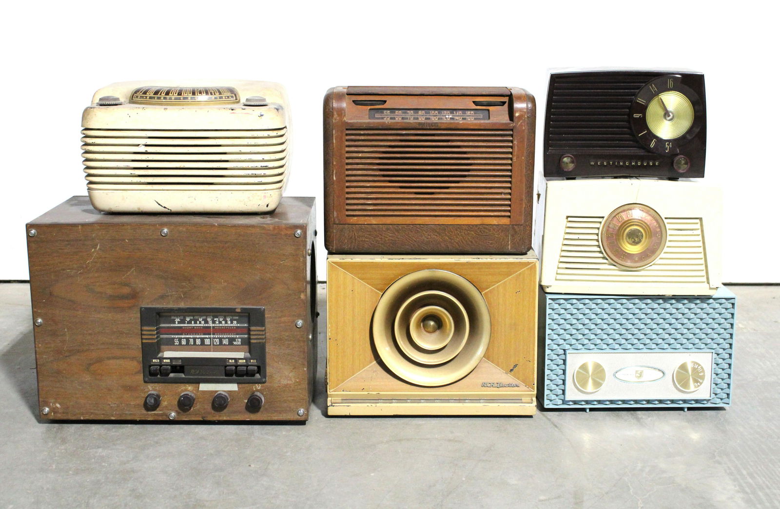 Vintage Radios incl. Westinghouse and Philco (1 of 2)