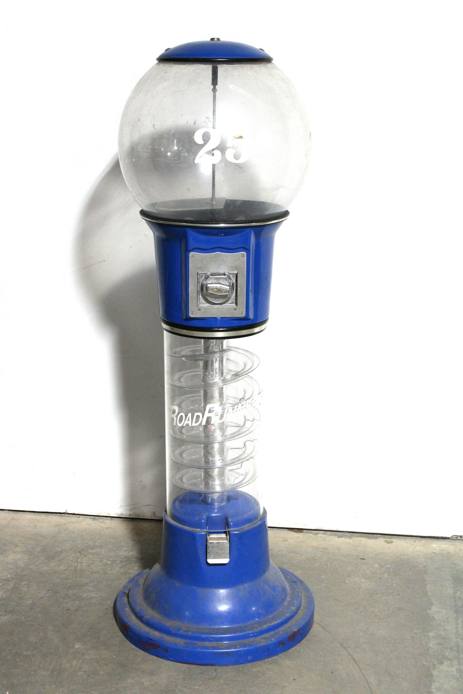Road Runner Blue Coin Op Gumball Machine (1 of 1)