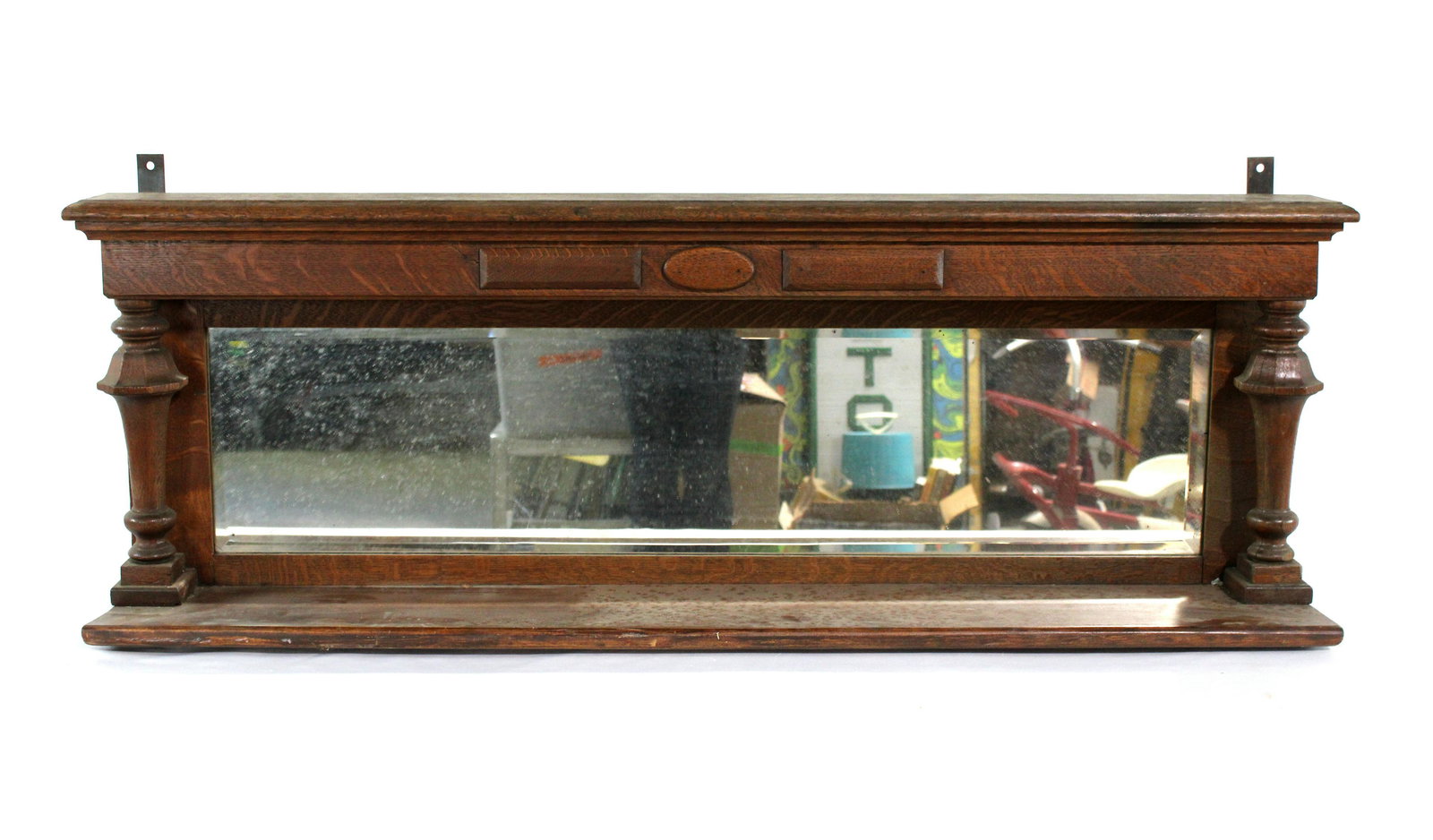 Oak Mantle Mirror (1 of 3)