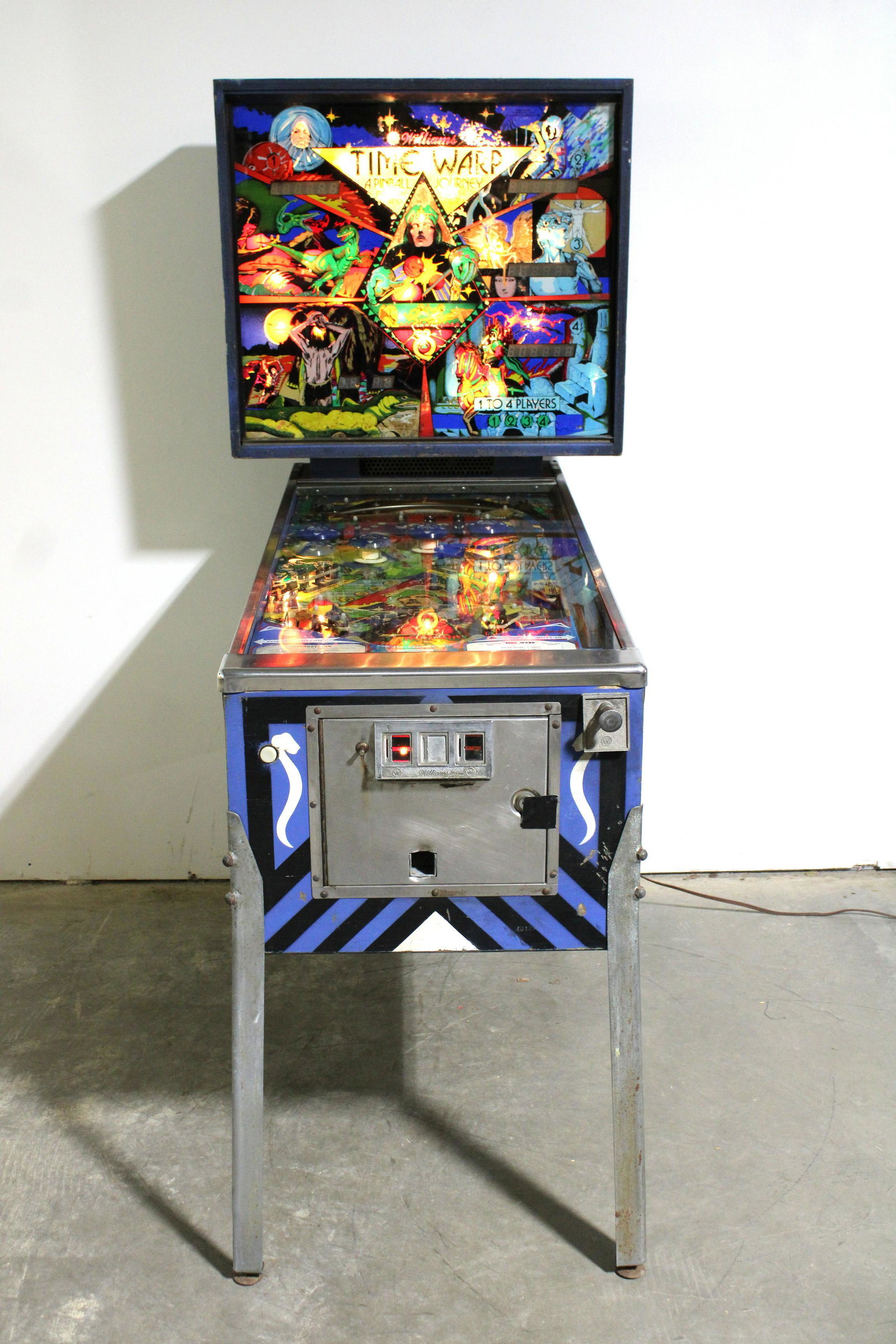 Williams Time Warp Pinball Machine (1 of 8)