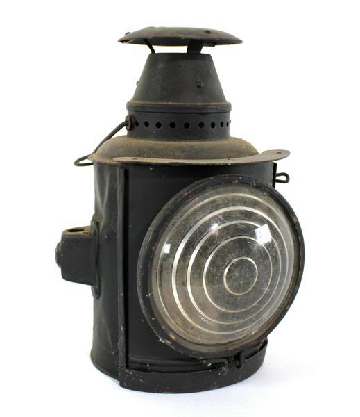 Adlake Railroad Lantern With Bullseye Glass