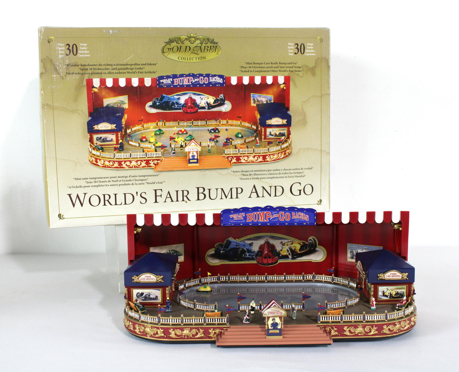 Gold Label Musical World's Fair "Bump and Go" Bumper Cars (1 of 1)