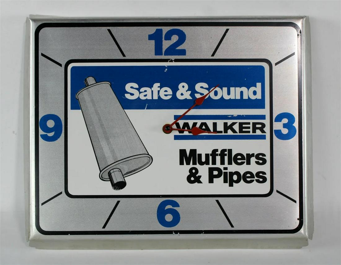 Walker Mufflers & Pipes Automotive Clock (1 of 1)