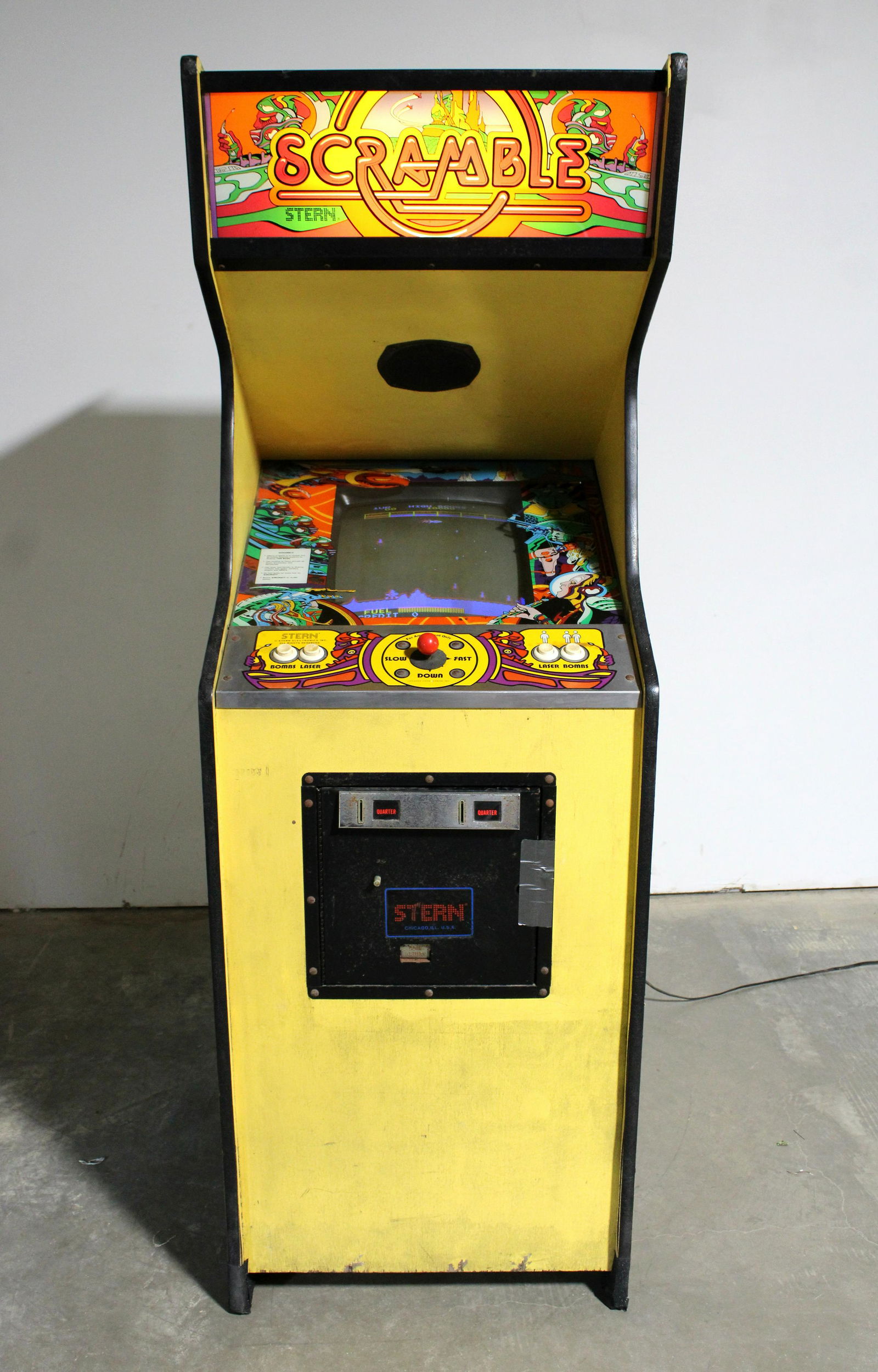 Stern Scramble Arcade Game Auction