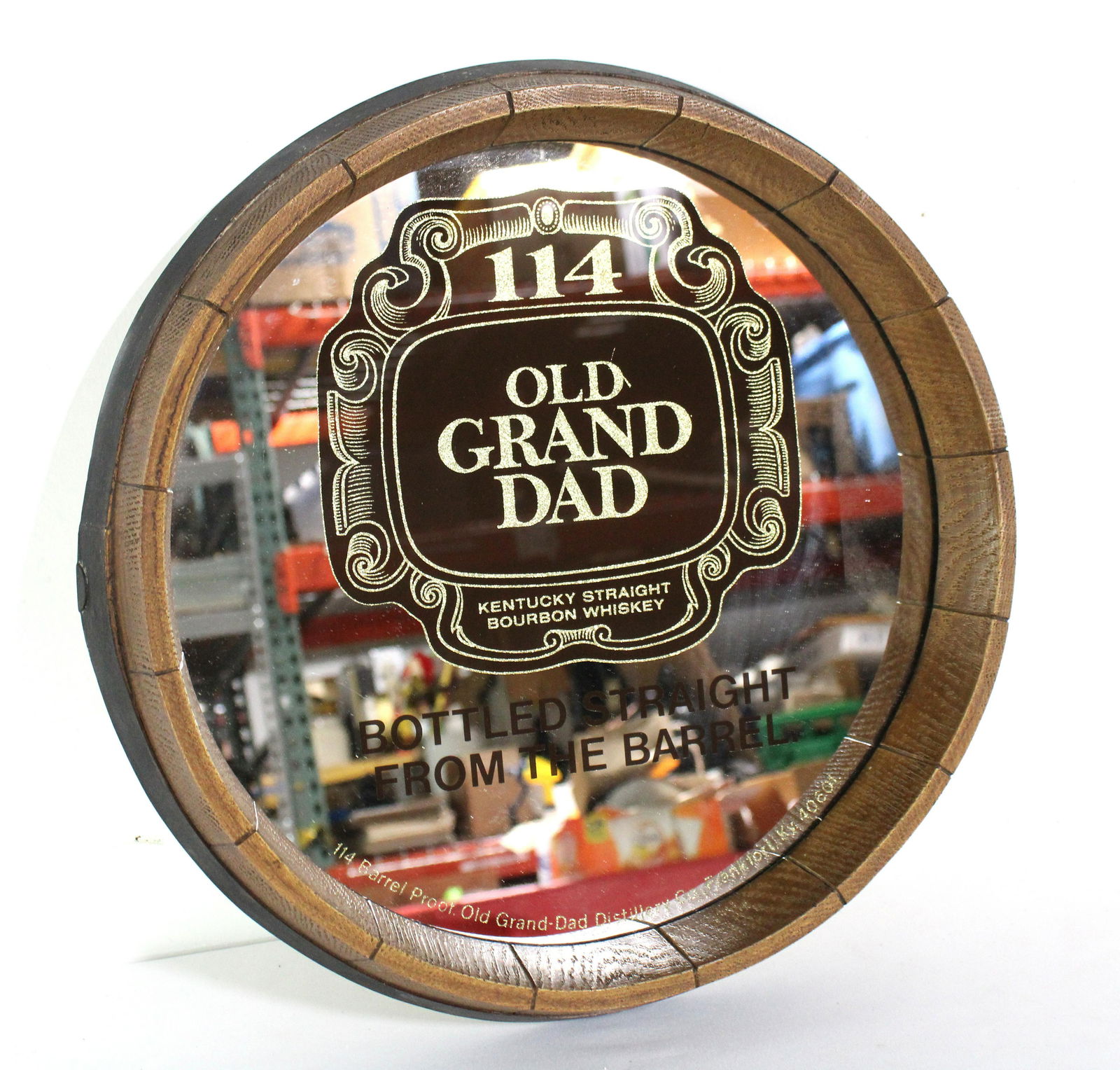 OLD GRAND-DAD パブミラー Vintage Original Old Grand Dad Bourbon Whisky Bar Mirror