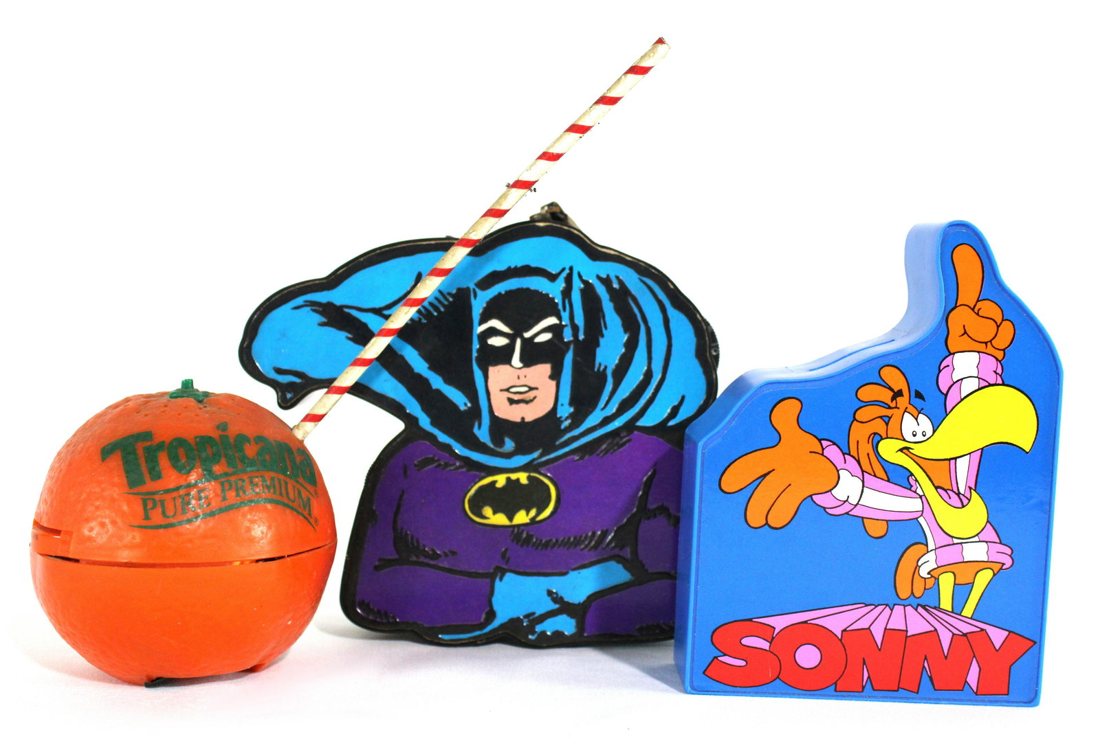 Novelty Radios Including Tropicana, Batman and Sonny (1 of 1)
