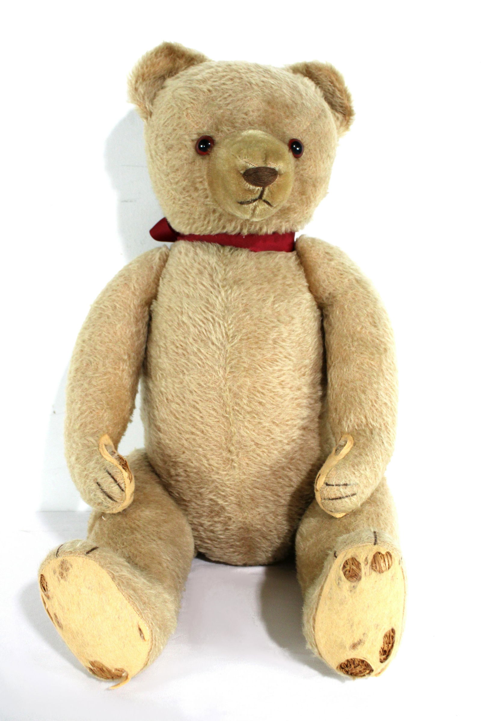 Antique German Straw Stuffed Teddy Bear with Growler (1 of 2)