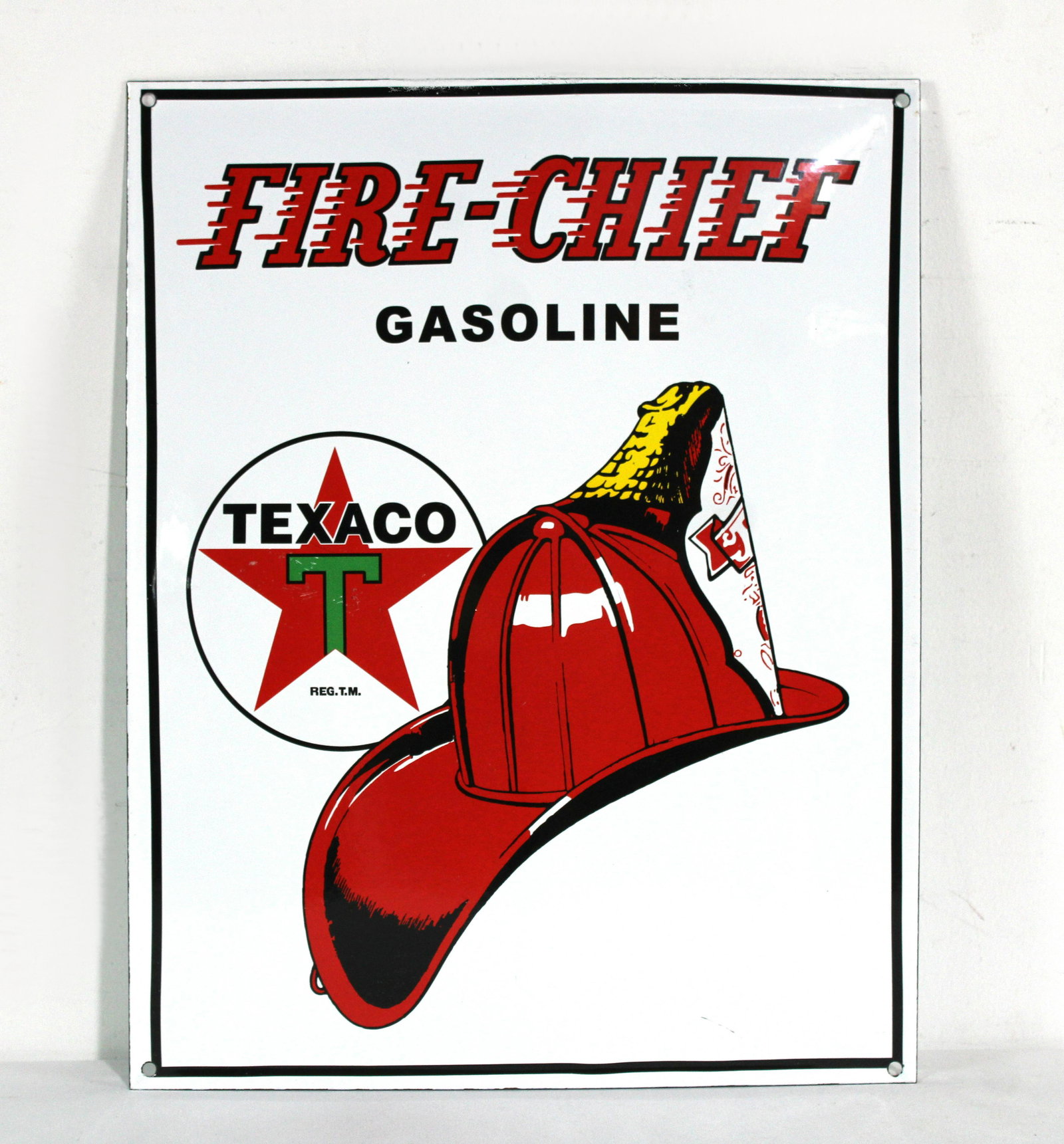 Texaco Porcelain Convex Sign, New Contemporary (1 of 1)