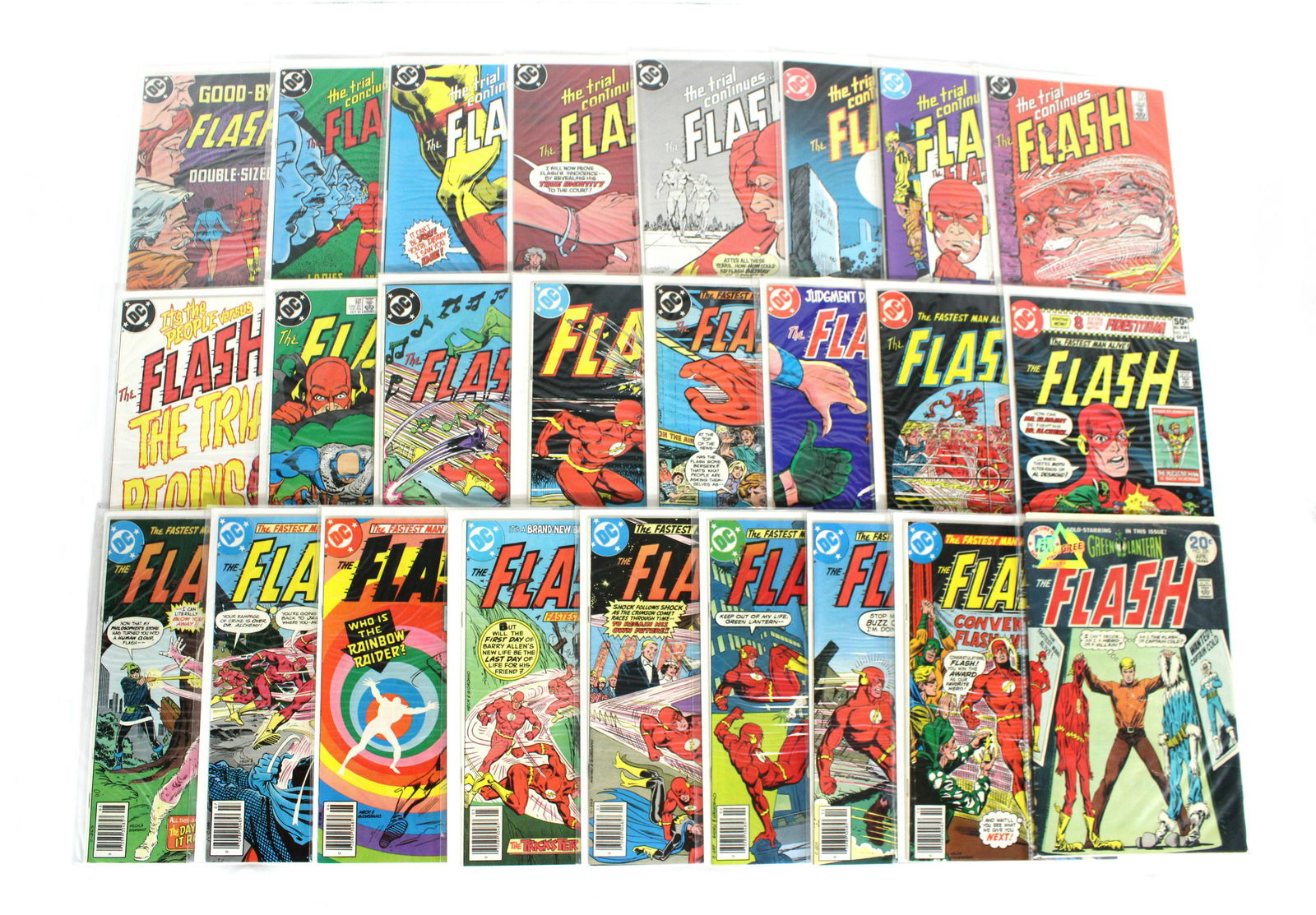 Marvel Comics The Flash Volume 1 Comic Books, Incl. Last Issue (1 of 2)