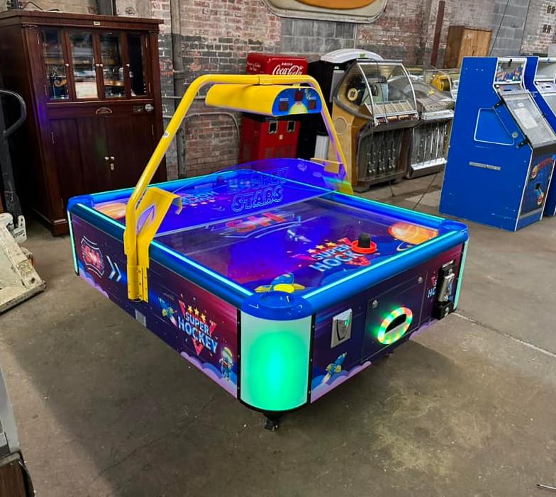 SH Hockey Stars Kids Air Hockey Table with LED Lights (1 of 4)