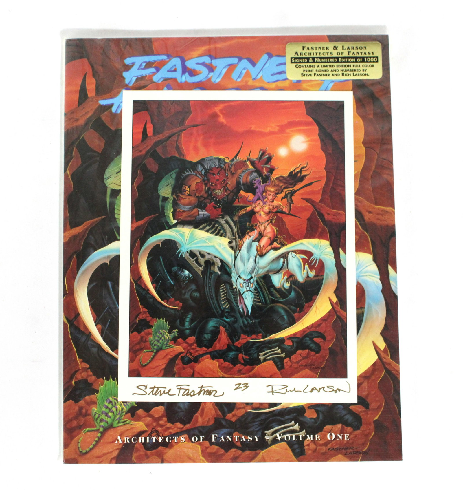 Fastener & Larson Architects of Fantasy Volume 1, Signed and Numbered Edition: Fastener & Larson Architects of Fantasy Volume 1, Signed and Numbered Edition. Bagged. In-house shipping available.