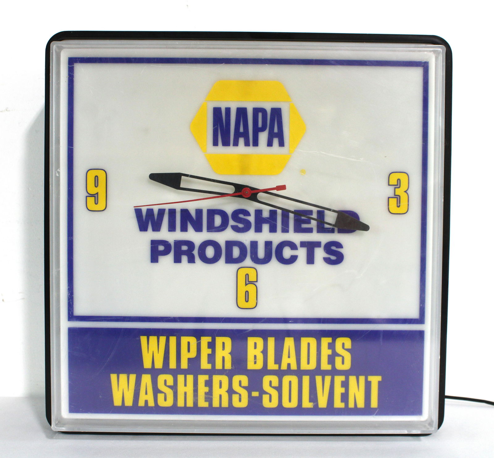 Napa Washer Blades Automotive Light Up Clock (1 of 1)