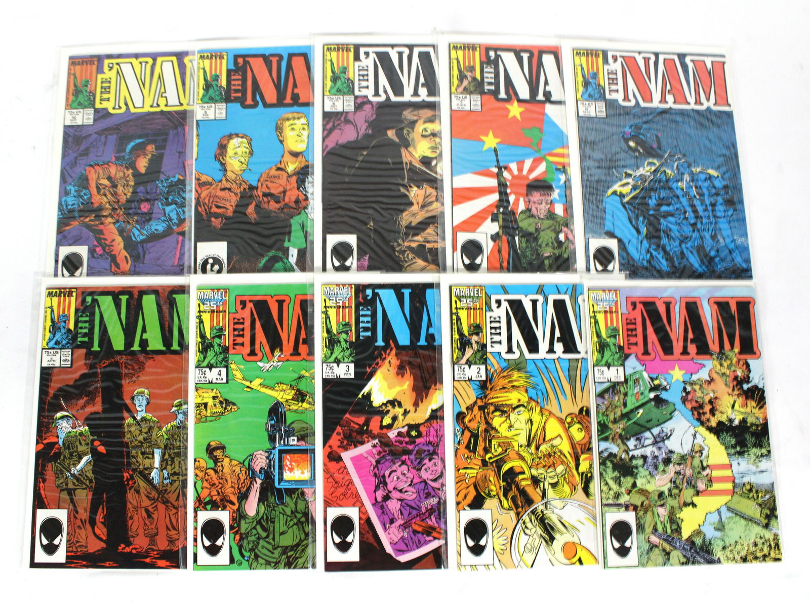 Marvel Comics The 'Nam Comic Books, Issues 1-10 (1 of 1)