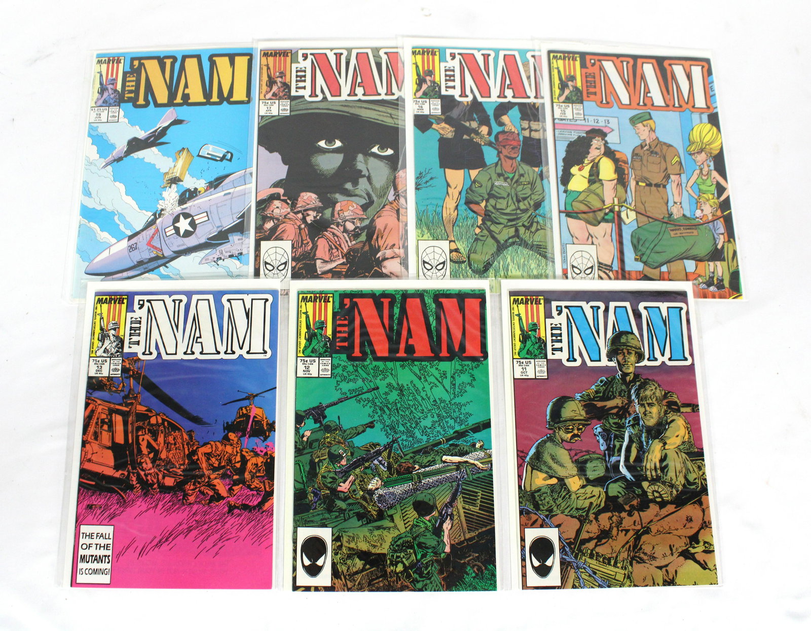 Marvel Comics The 'Nam Comic Books, Seven Issues (1 of 1)