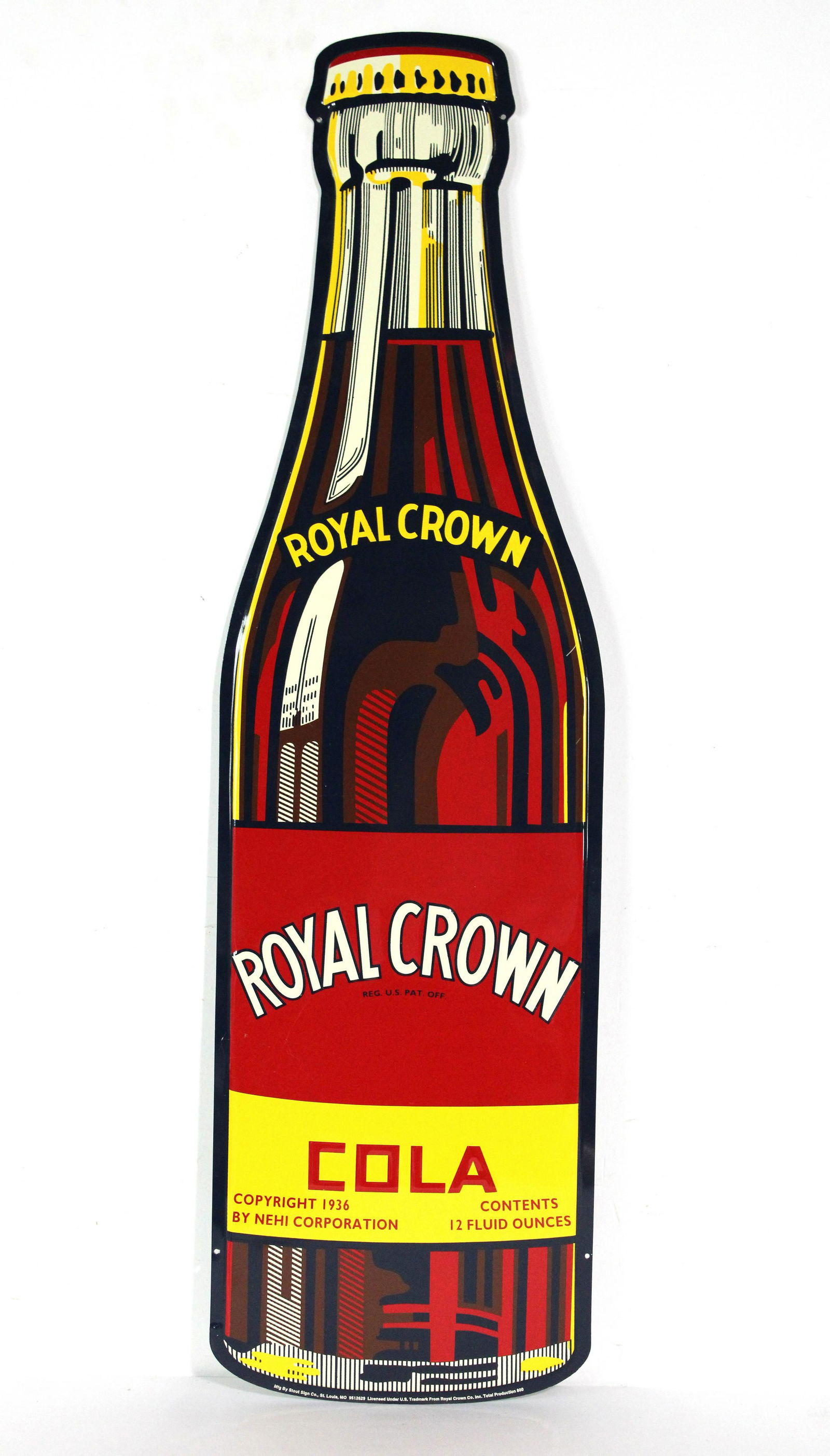 Royal Crown Cola Sign, Stout Sign Co. (1 of 2)