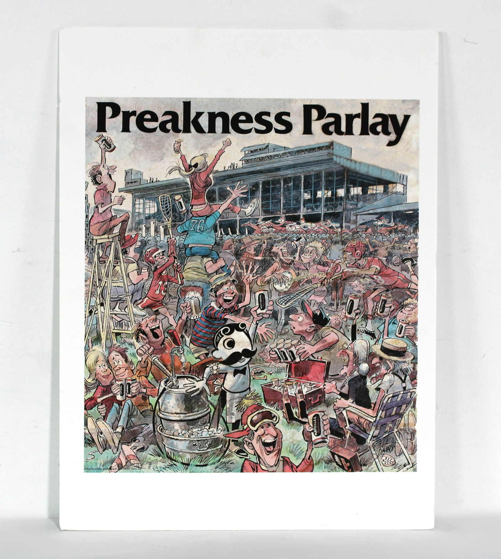 National Bohemian /Natty Boh Preakness Parlay Print: National Bohemian /Natty Boh Preakness Parlay Print. Print on board. In-house shipping available. Dimensions: 24 x 18