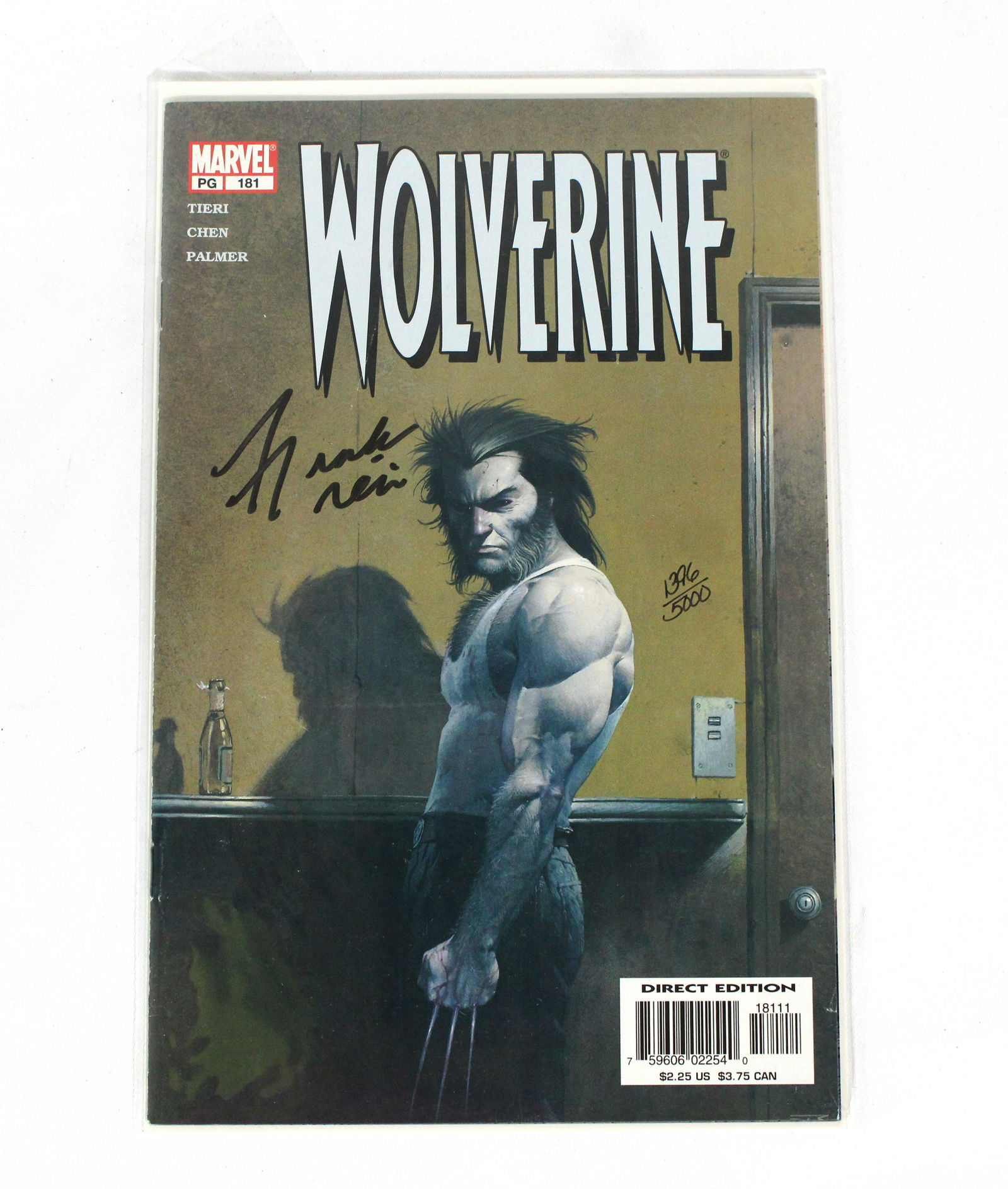Marvel Wolverine Issue 181, Autographed by Frank Tieri (1 of 1)