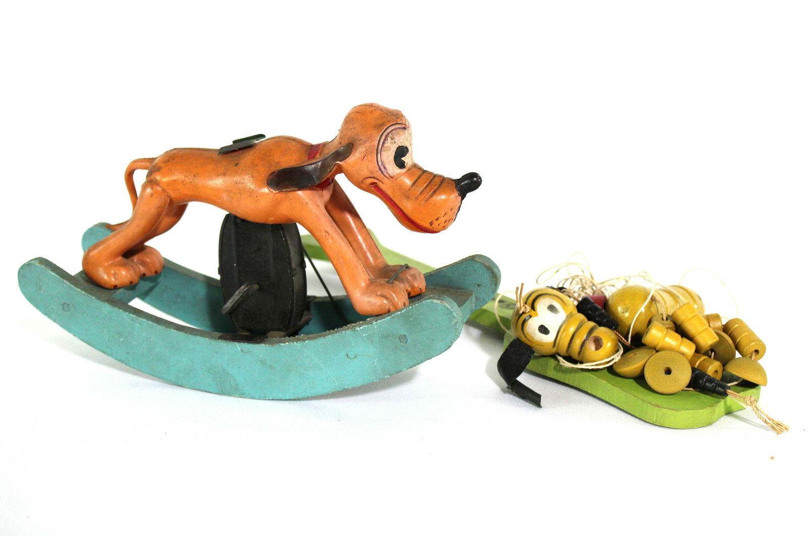 Pluto Celluloid Rocker Wind Up and Pull Toy (1 of 5)