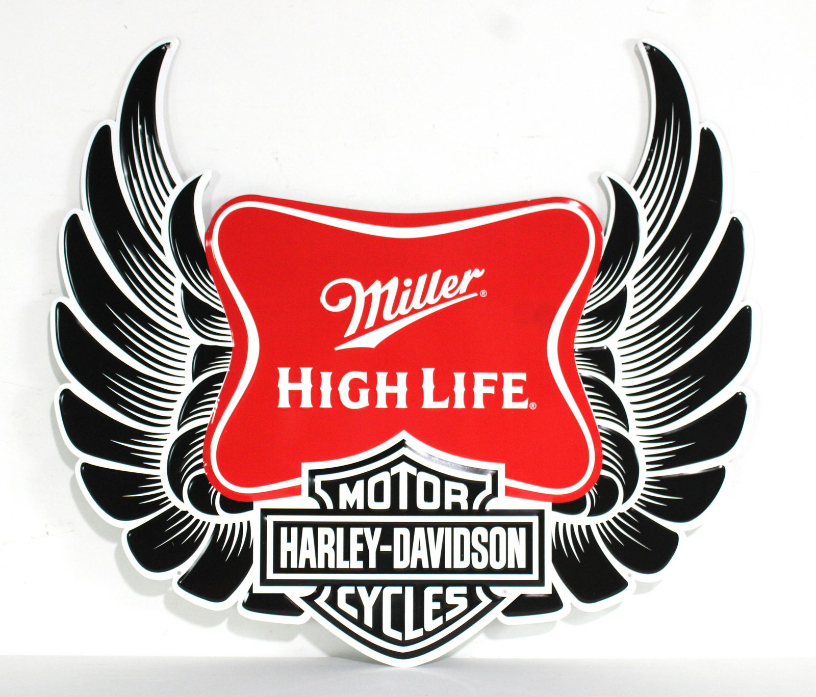 Miller High Life Harley Davidson Themed Beer Sign (1 of 1)