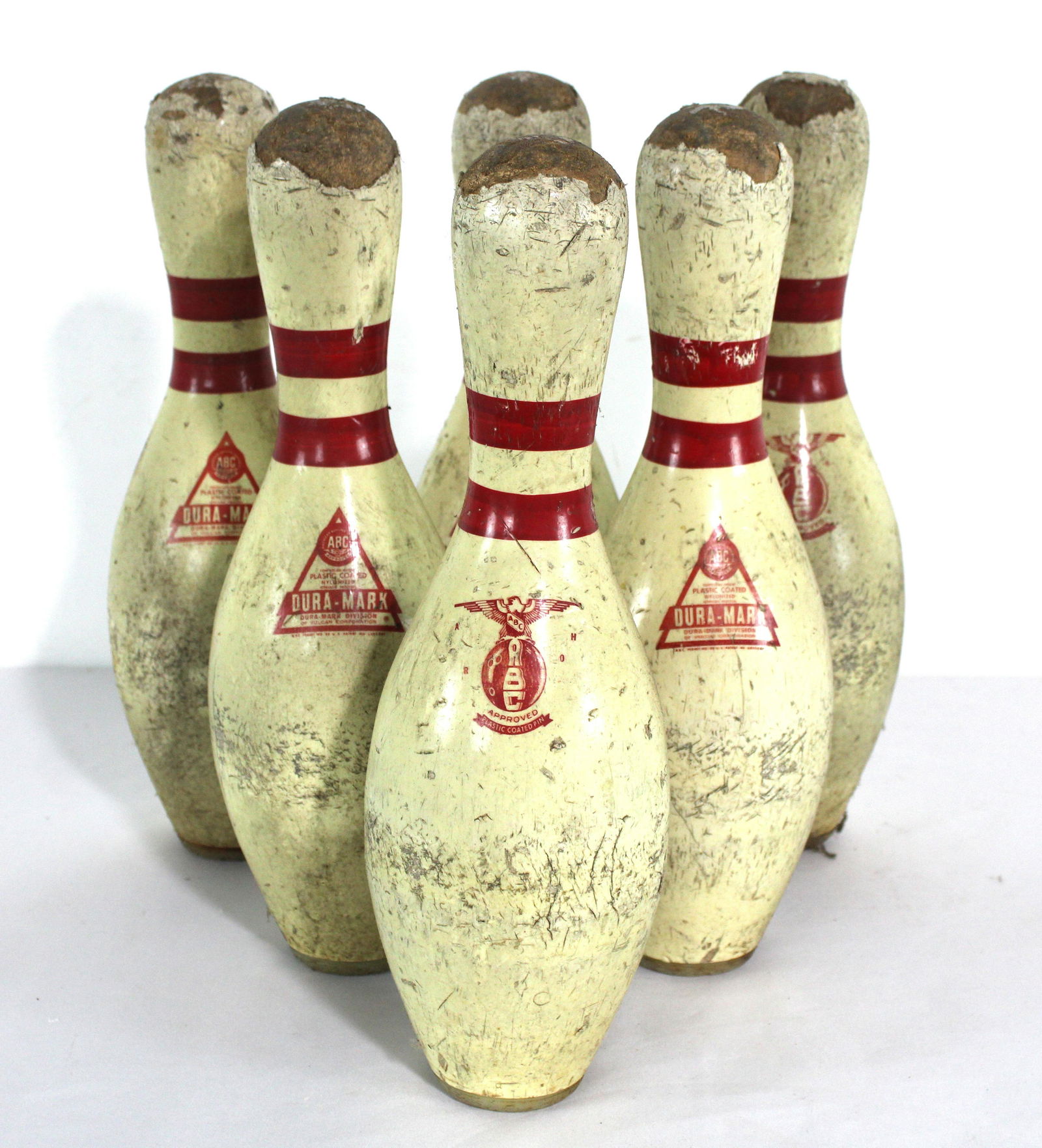 Vintage Wooden Bowling Pins (1 of 1)