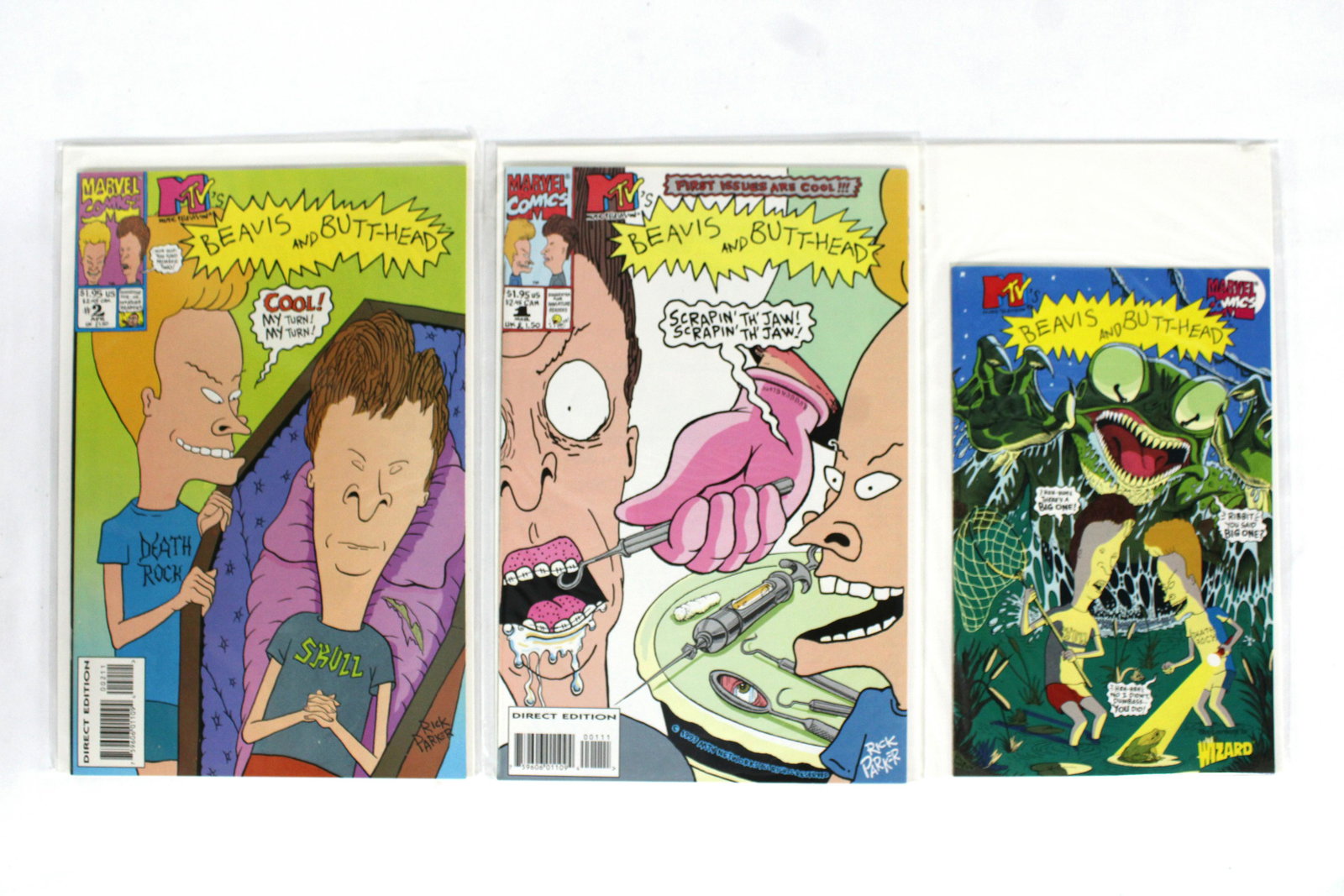 Beavis and Butt-Head Comic Books incl. Wizard Mini (1 of 1)