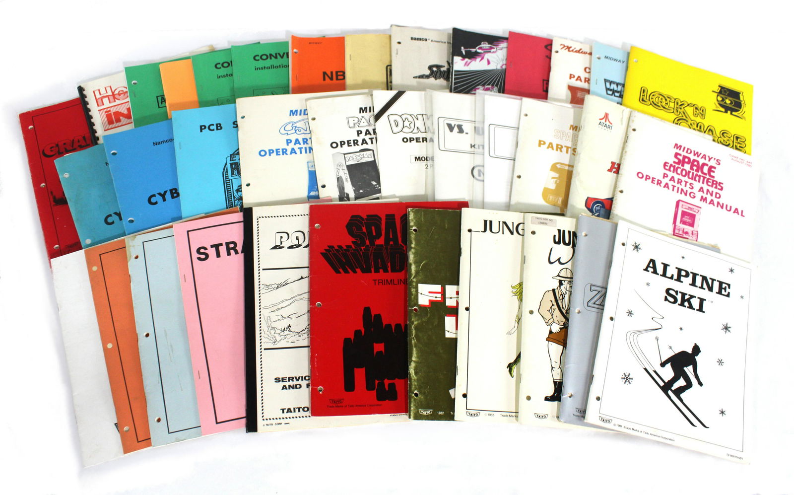 Arcade Game Manuals incl. Space Invaders and Jungle Hunt (1 of 1)