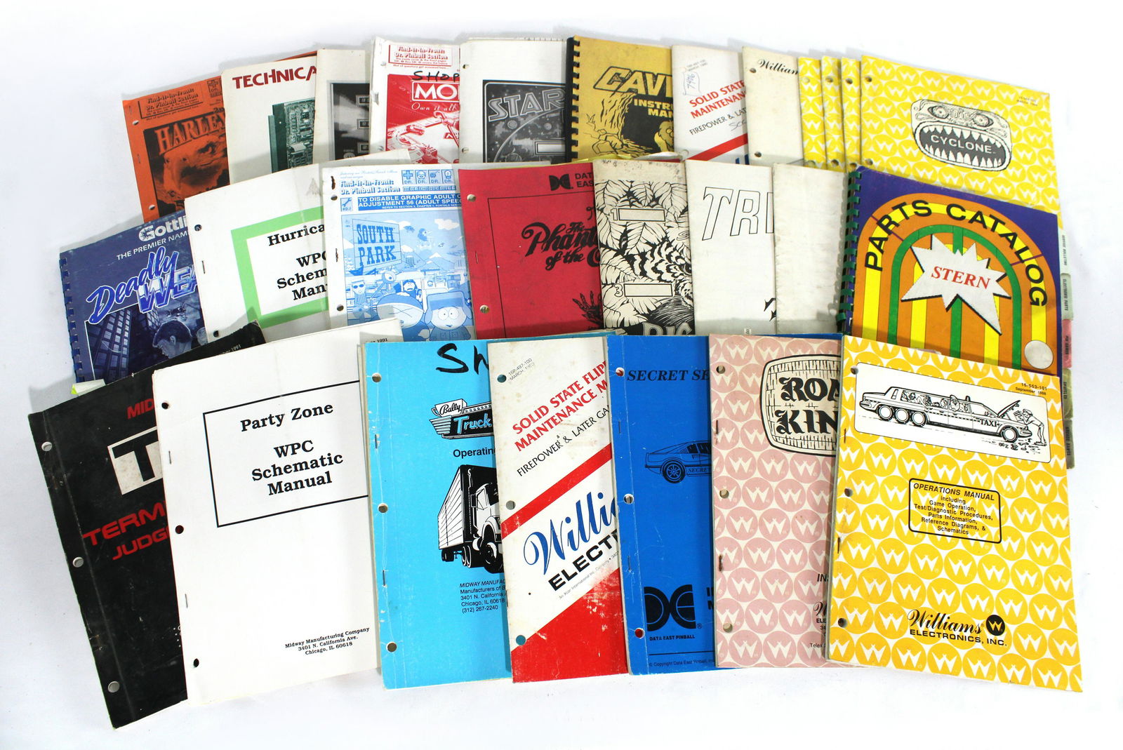 Pinball Manuals including Taxi and South Park (1 of 1)