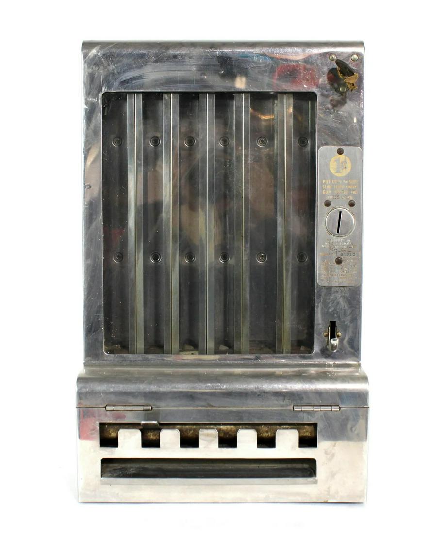 Mills Coin Op Gum Vendor, 1930s (1 of 3)