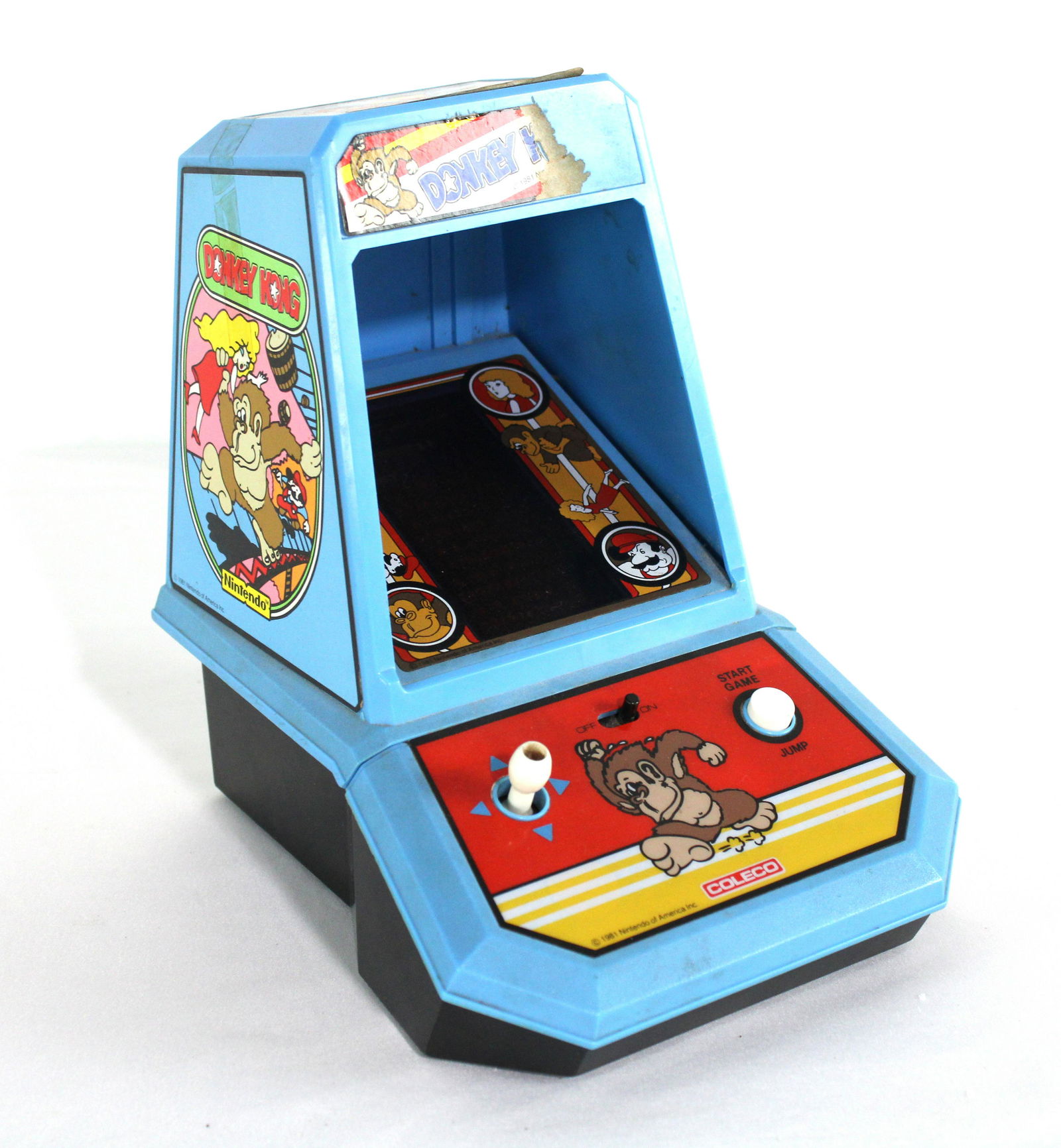Coleco Nintendo Donkey Kong Hand Held Arcade: Coleco Nintendo Donkey Kong Hand Held Arcade. Working. In-house shipping available. Dimensions: 9 x 7 x 8
