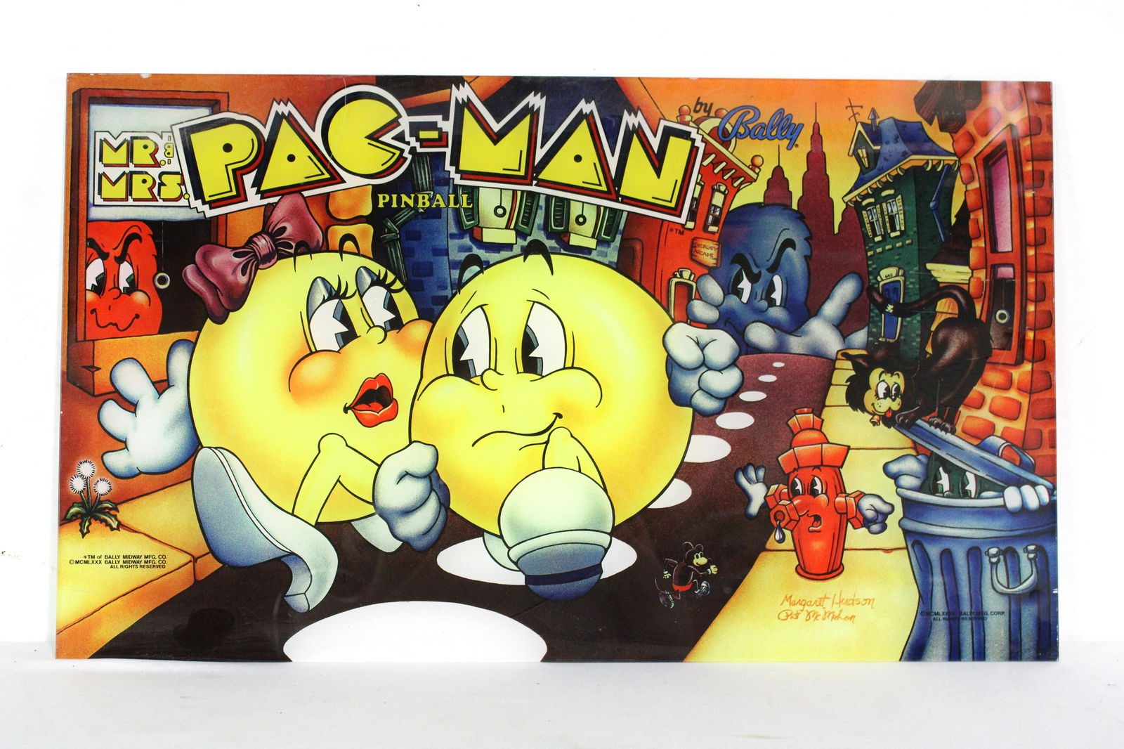 Bally Pac-Man Pinball Plexi Reproduction (1 of 1)