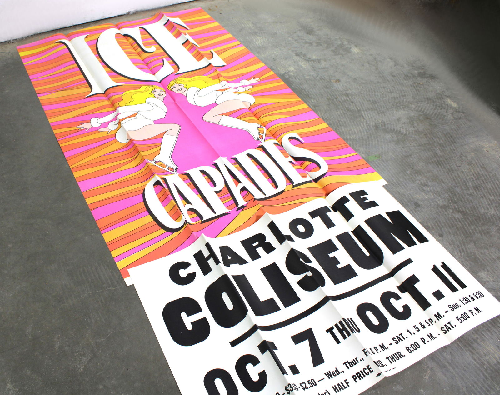 5FT + Ice Capades Poster, Circa 1960s (1 of 2)