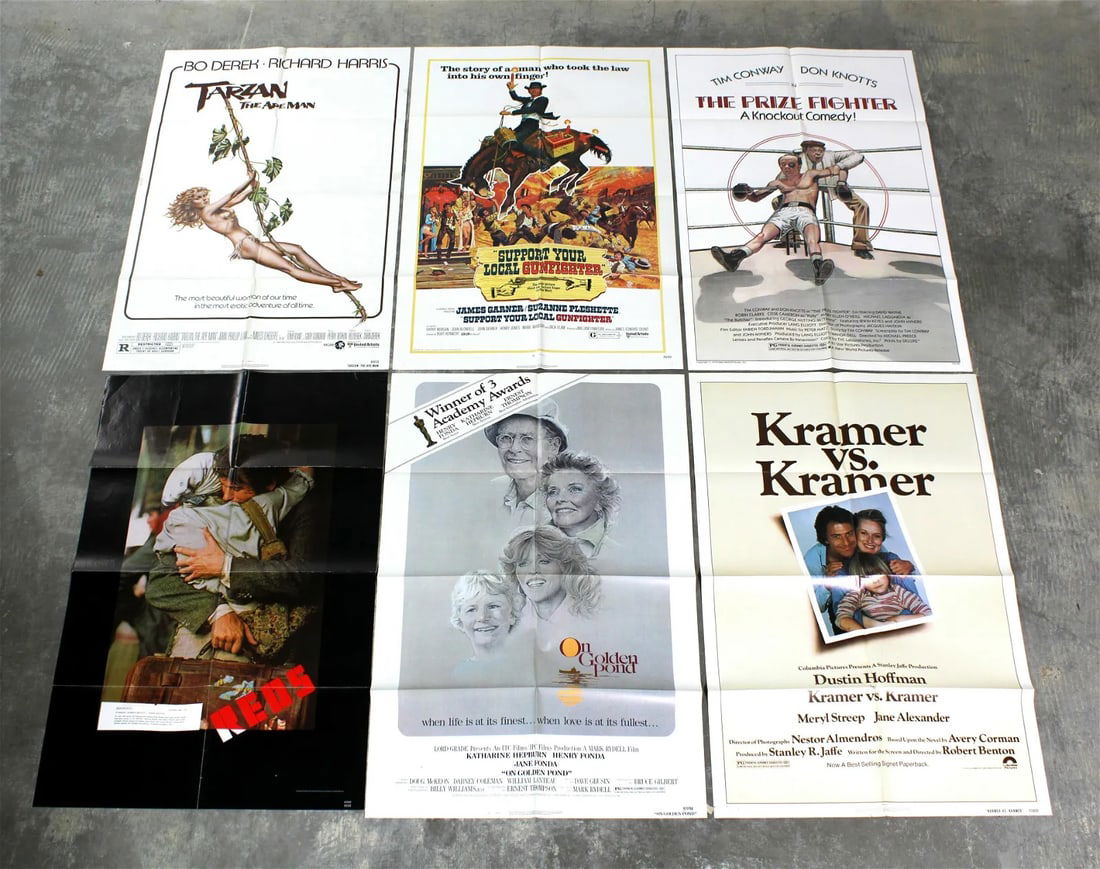 1970s-80s Movie Marquee Posters incl. Bo Derek Tarzan (1 of 1)