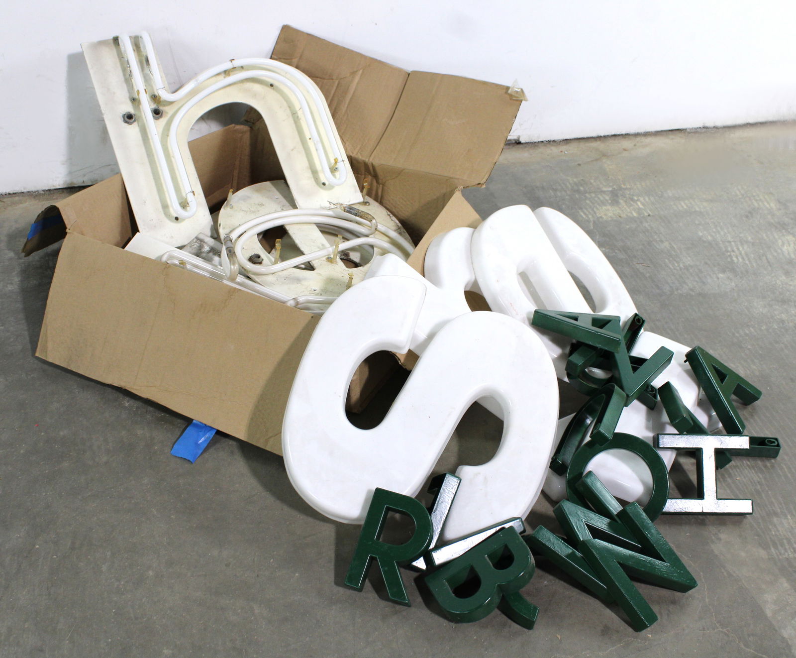 Assorted Sign Letters, Some Neon (1 of 2)