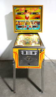 Bally Strikes and Spares Pinball Machine with LED: Bally Strikes and Spares Pinball Machine with LED lights. Working. New MPU / Power Driver board. Some cabinet wear on the back (see photos). This item requires third-party shipping or pickup arrangeme